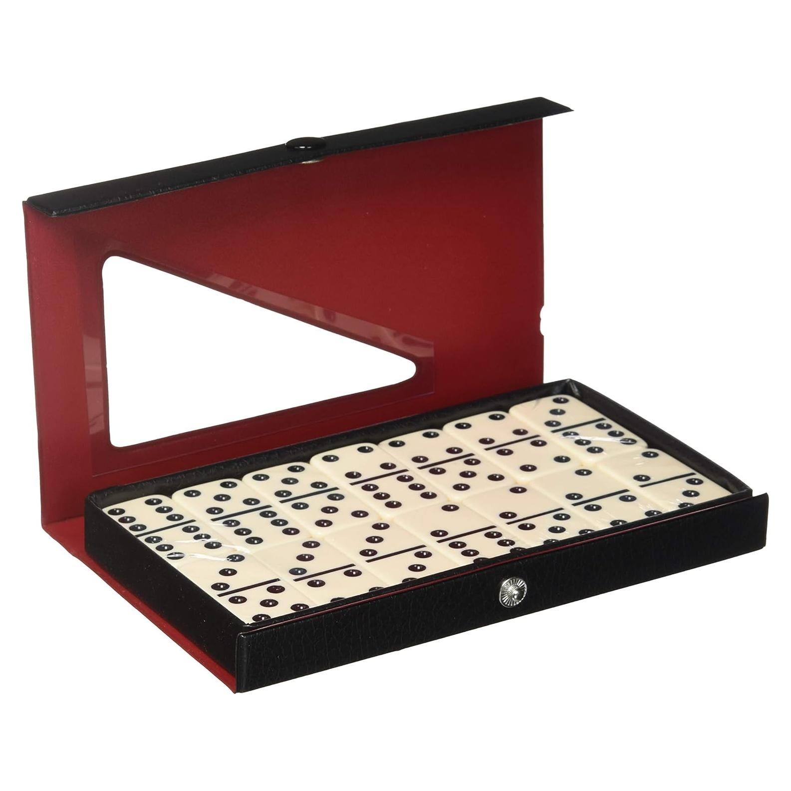 Dominó Estándar Doble 6 CHH Marfil con Pips Negros