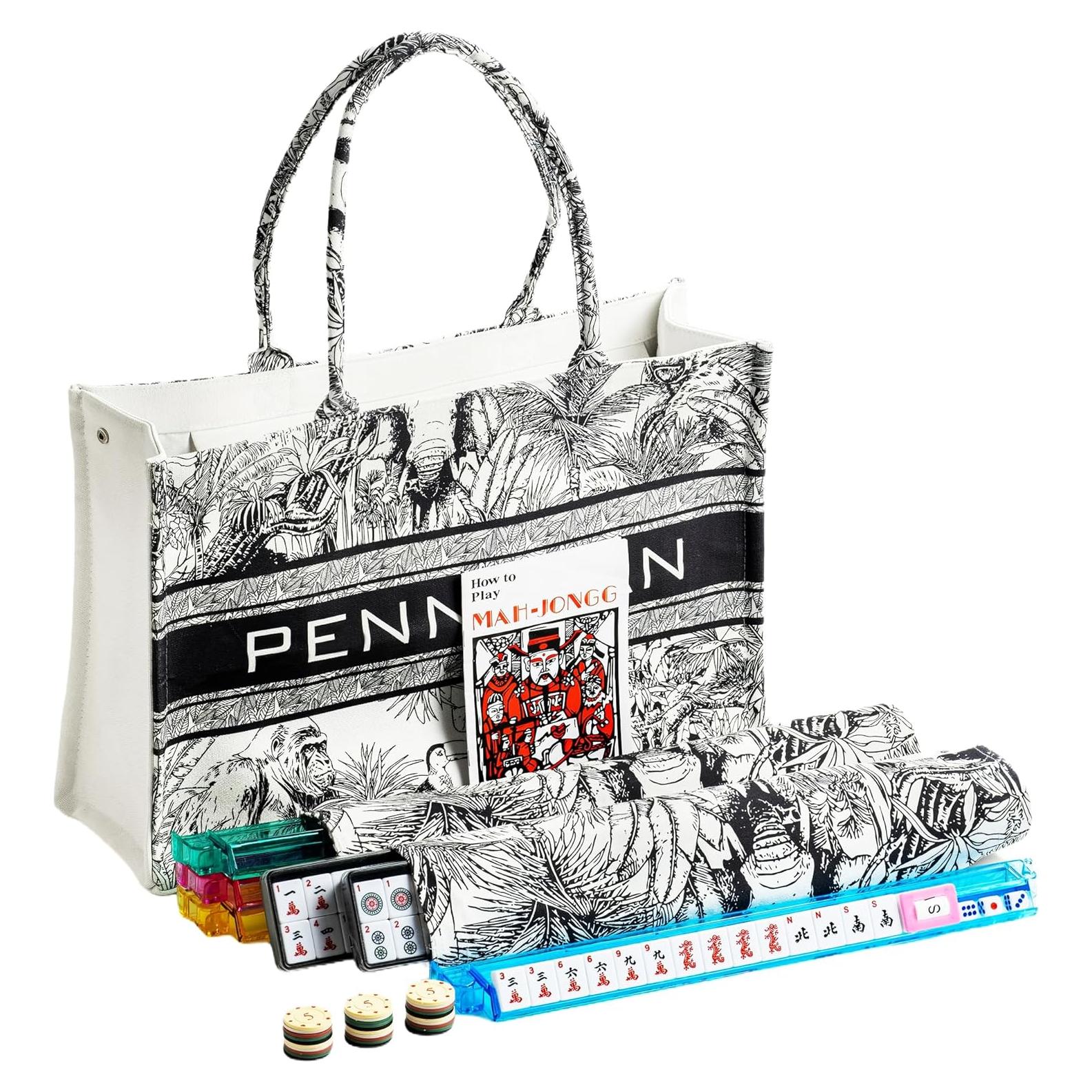 Juego de Fichas de Mahjong Americano PENNYPAN 166 Fichas