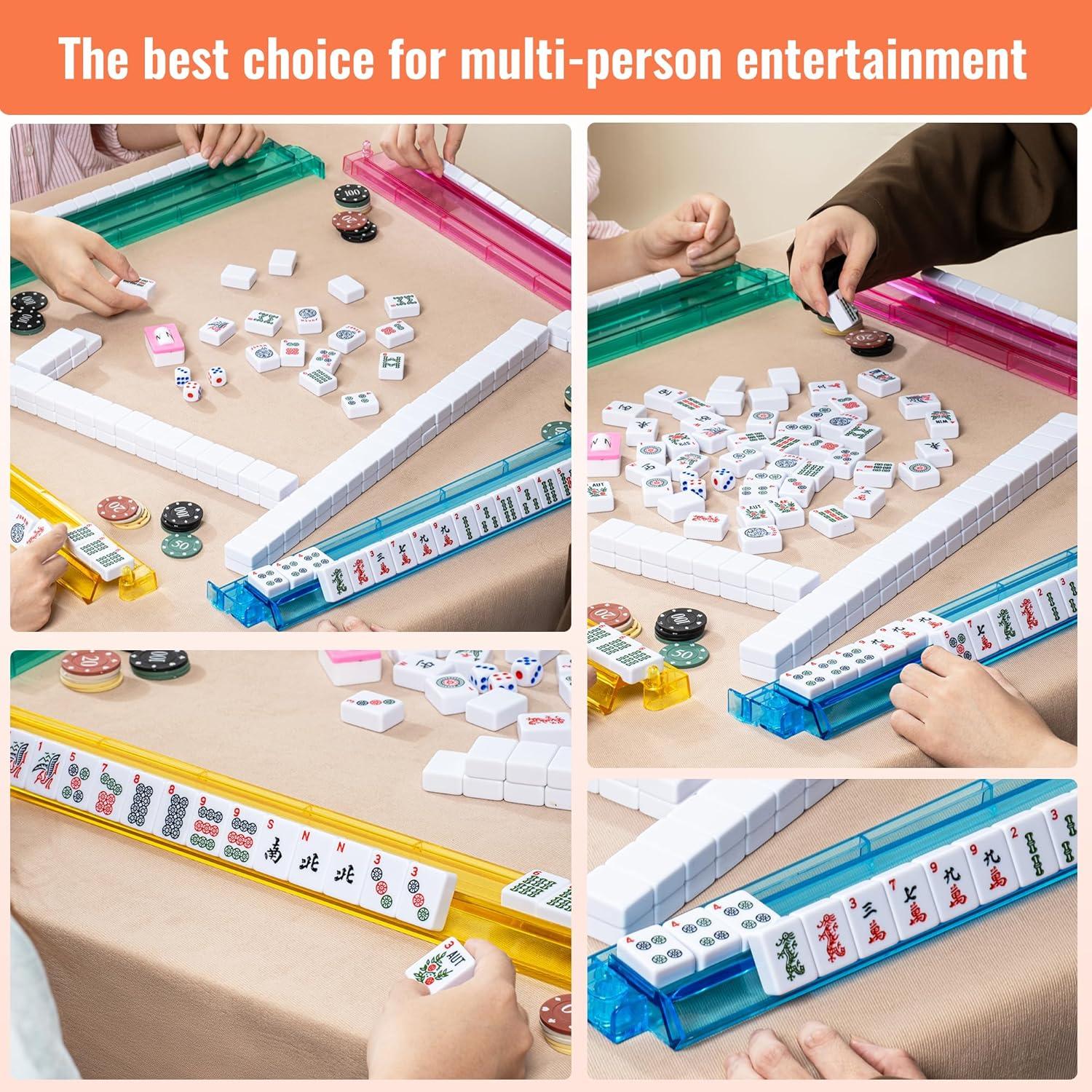 Juego de Fichas de Mahjong Americano PENNYPAN 166 Fichas