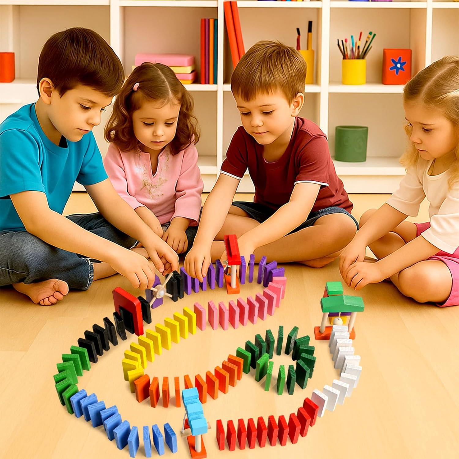 Juego de Bloques de Dominó Extra Grande BigOtters 108 PCS