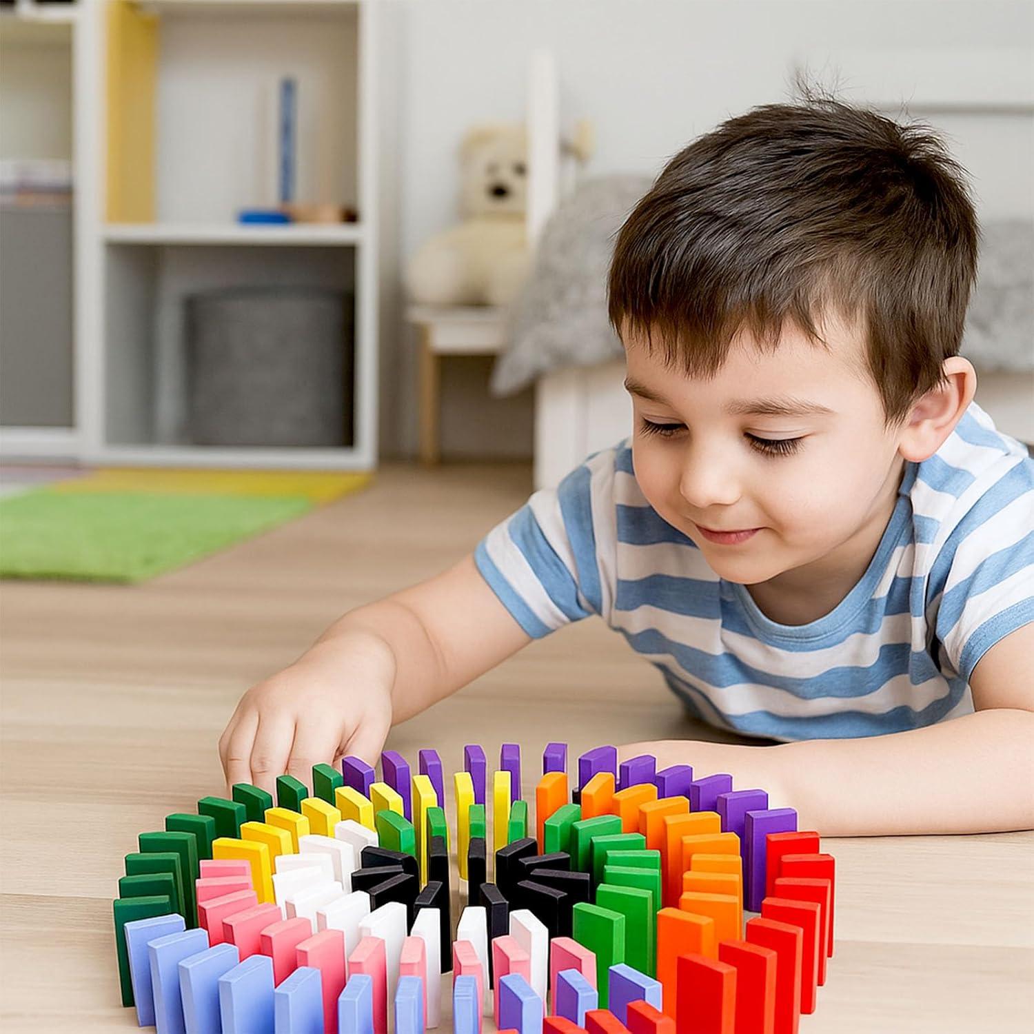 Juego de Bloques de Dominó Extra Grande BigOtters 108 PCS