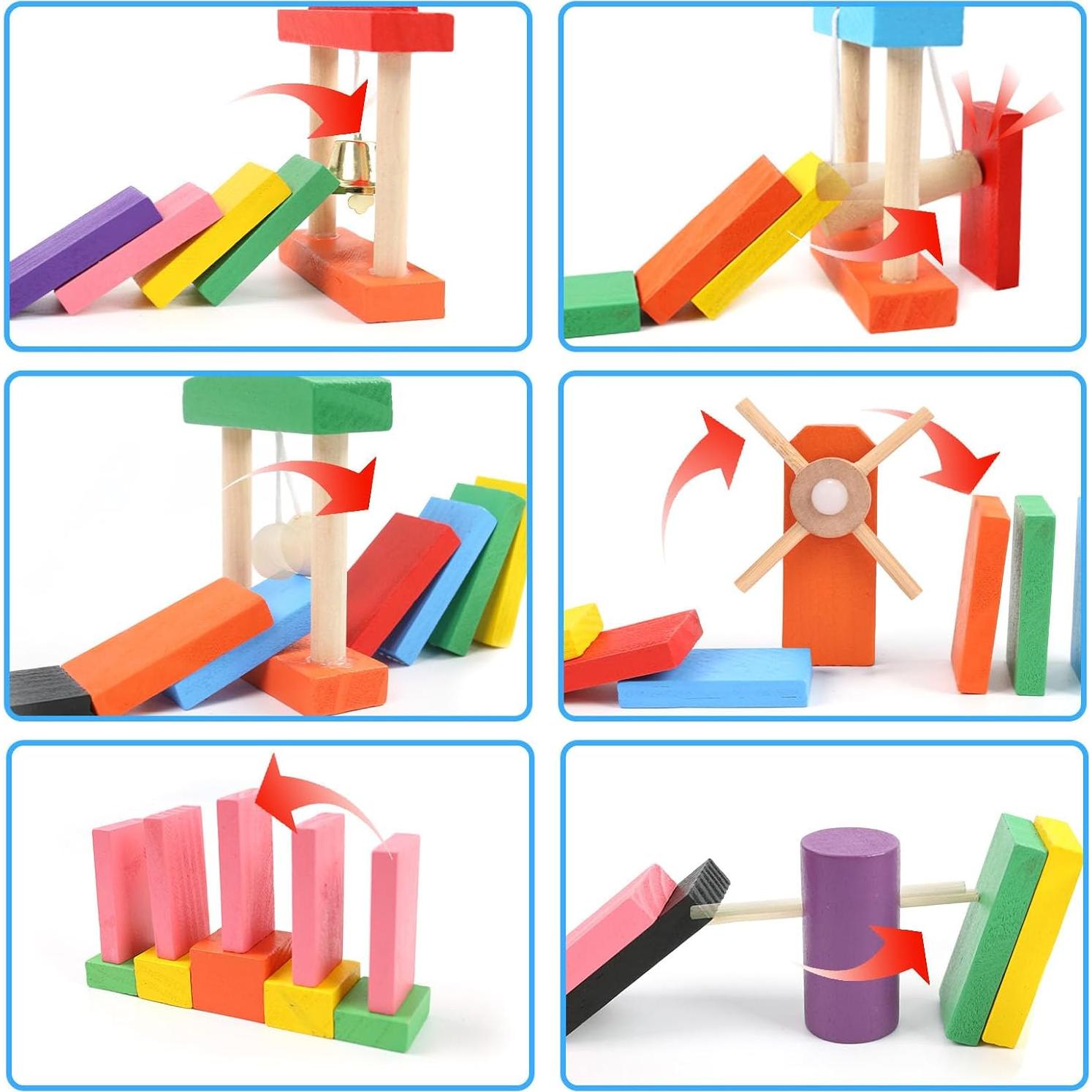 Juego de Bloques de Dominó Extra Grande BigOtters 108 PCS