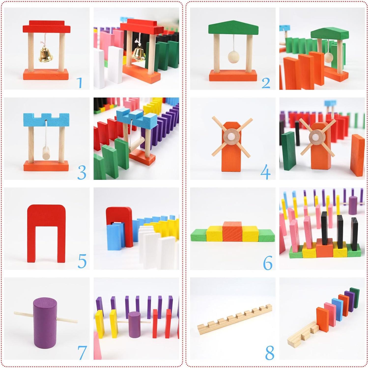 Juego de Bloques de Dominó Extra Grande BigOtters 108 PCS