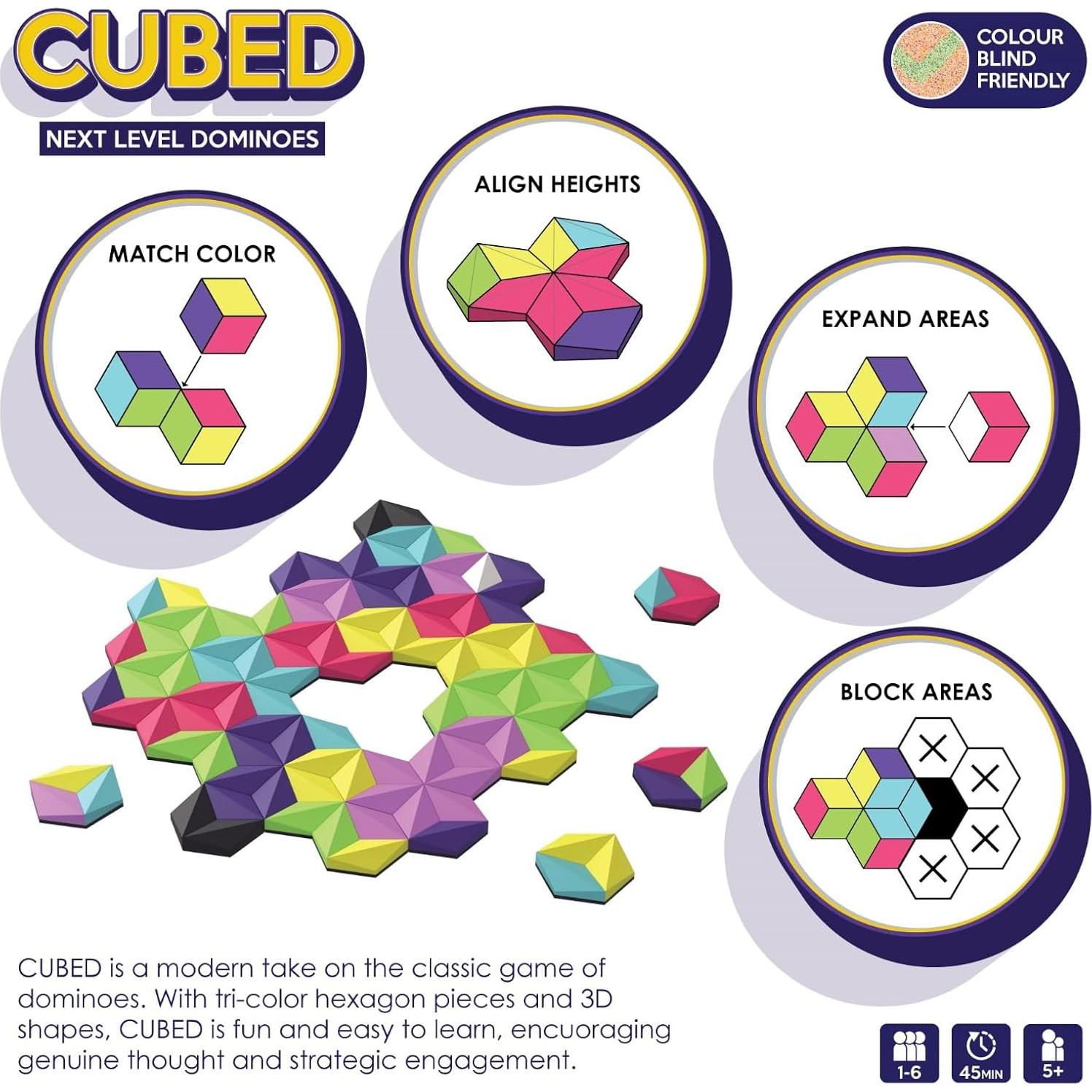 Juego de Estrategia Familiar CUBED - Friendly Rabbit - 5+ años