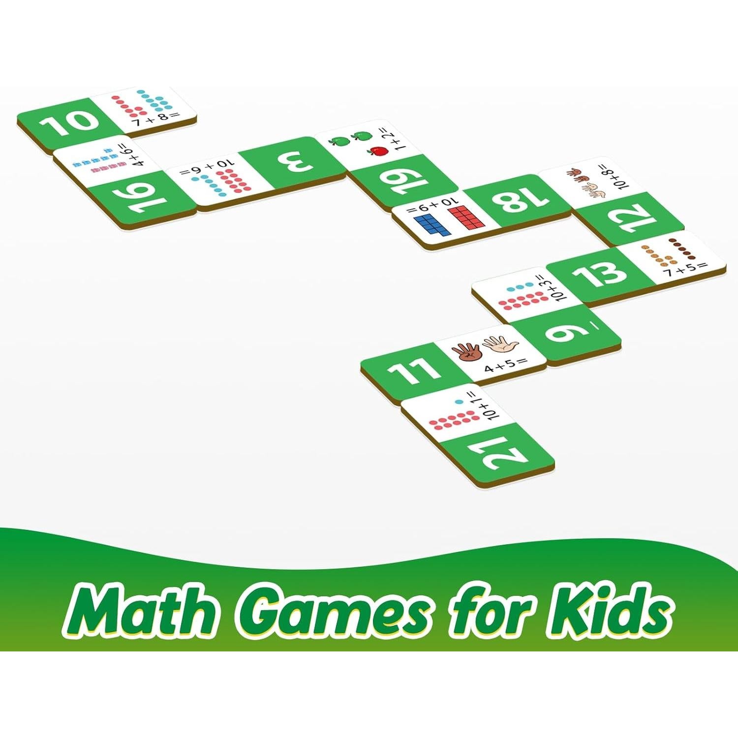 Juego de Dominó de Suma Dingliu - Matemáticas para Niños