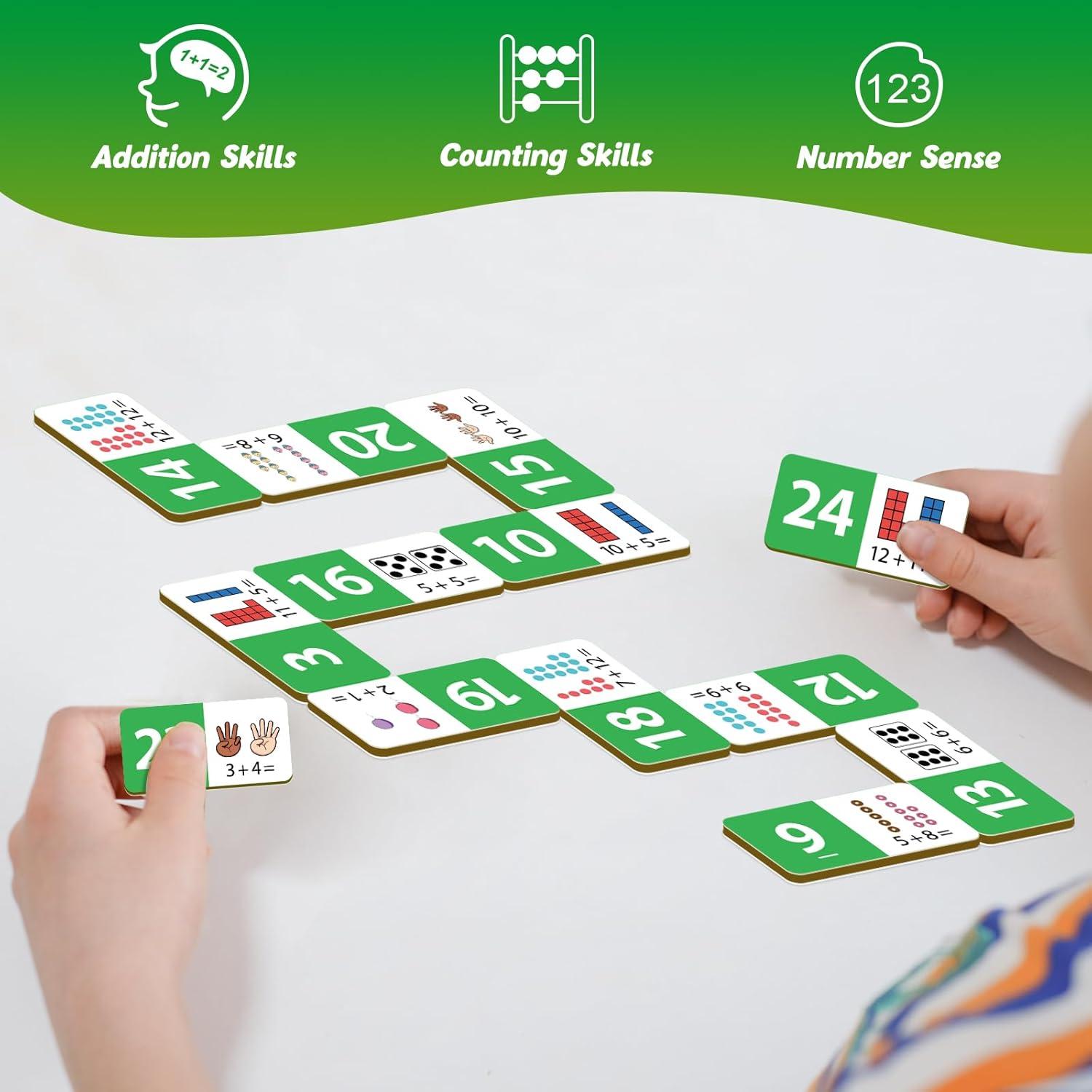 Juego de Dominó de Suma Dingliu - Matemáticas para Niños