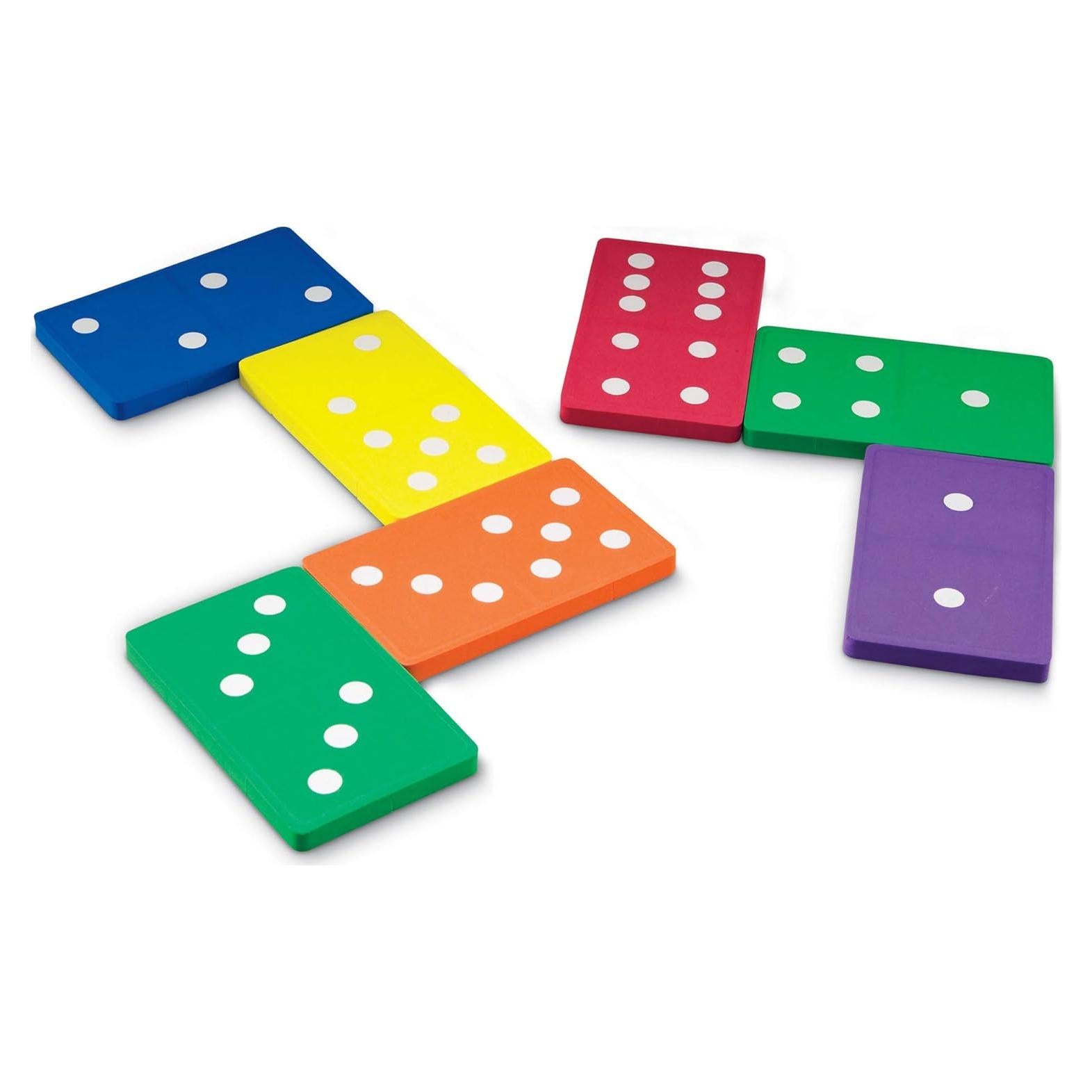 Dominoes de Espuma Jumbo Learning Resources - 28 Piezas 5+