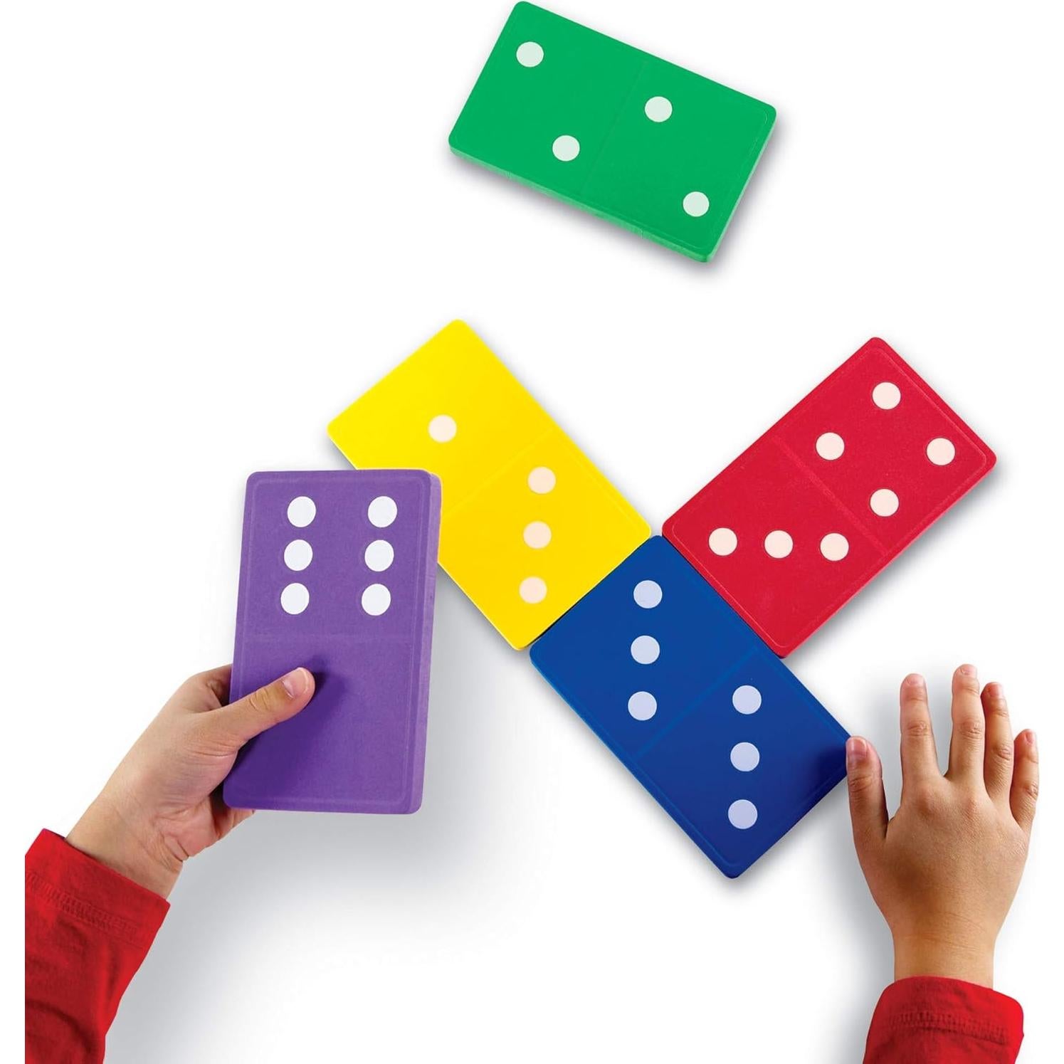 Dominoes de Espuma Jumbo Learning Resources - 28 Piezas 5+