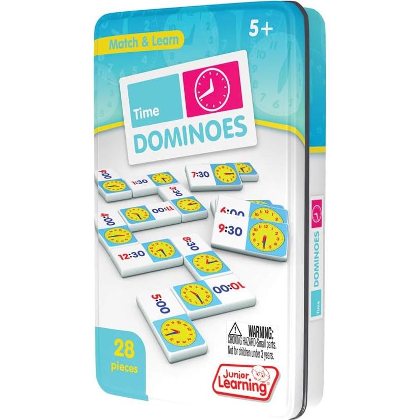 Dominó de Tiempo Junior Learning JL486 - 28 Piezas