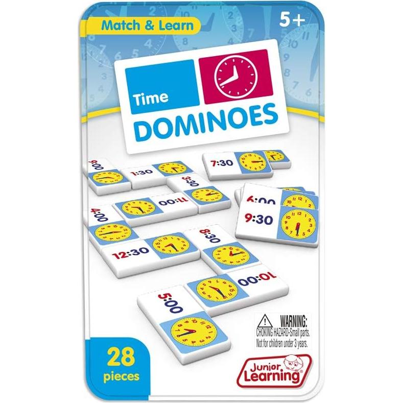 Dominó de Tiempo Junior Learning JL486 - 28 Piezas