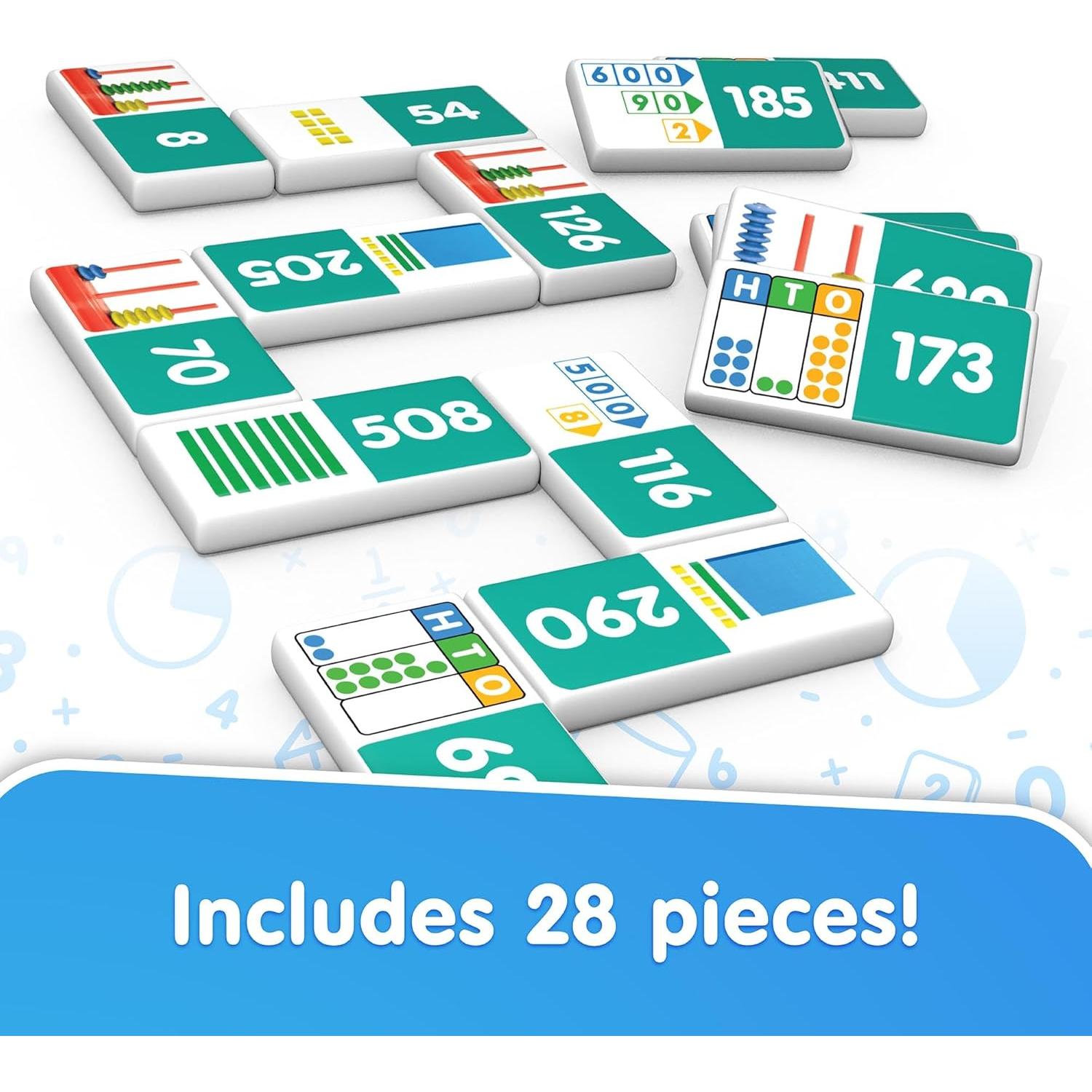 Dominó de Valor de Lugar Aprendizaje Junior - 28 Piezas