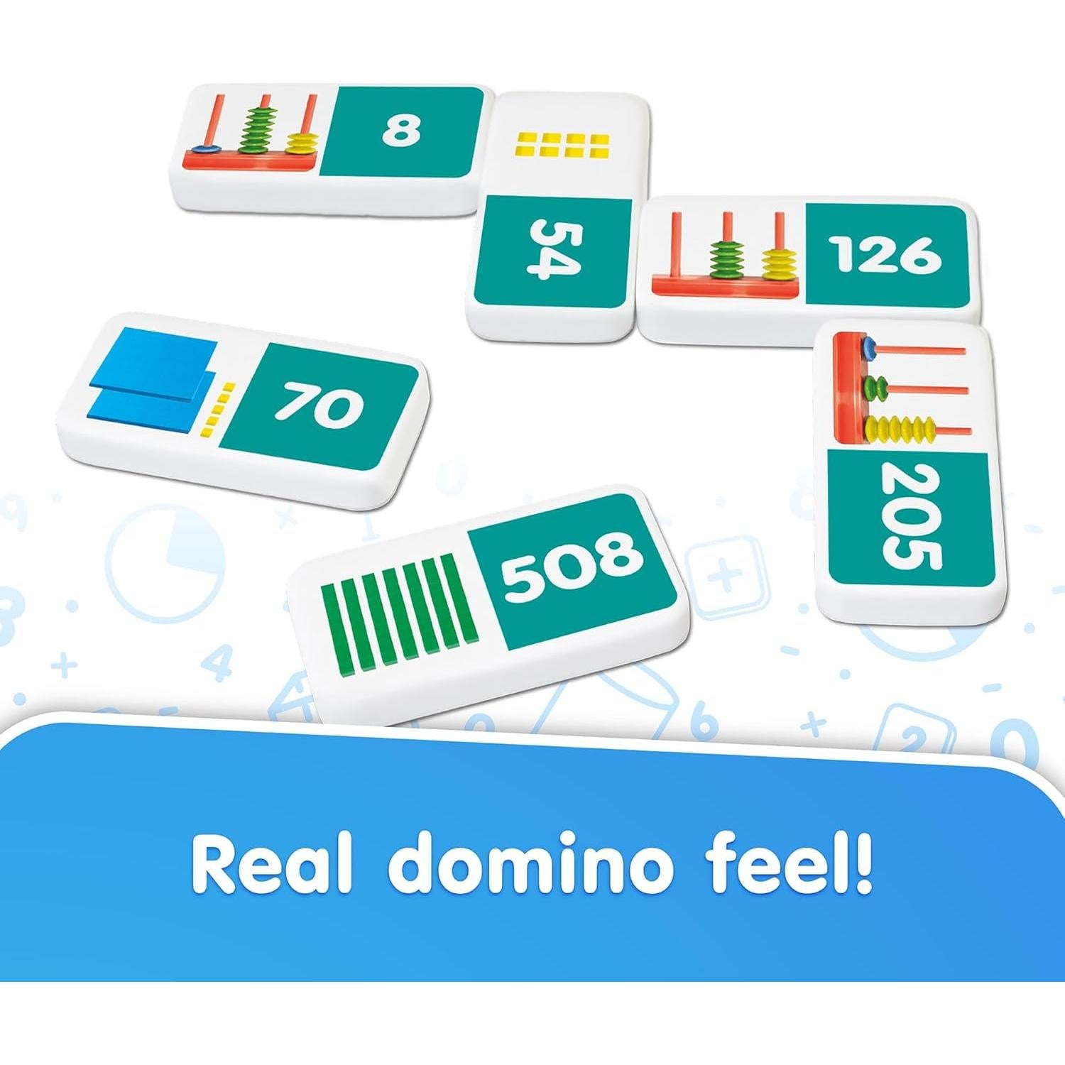 Dominó de Valor de Lugar Aprendizaje Junior - 28 Piezas