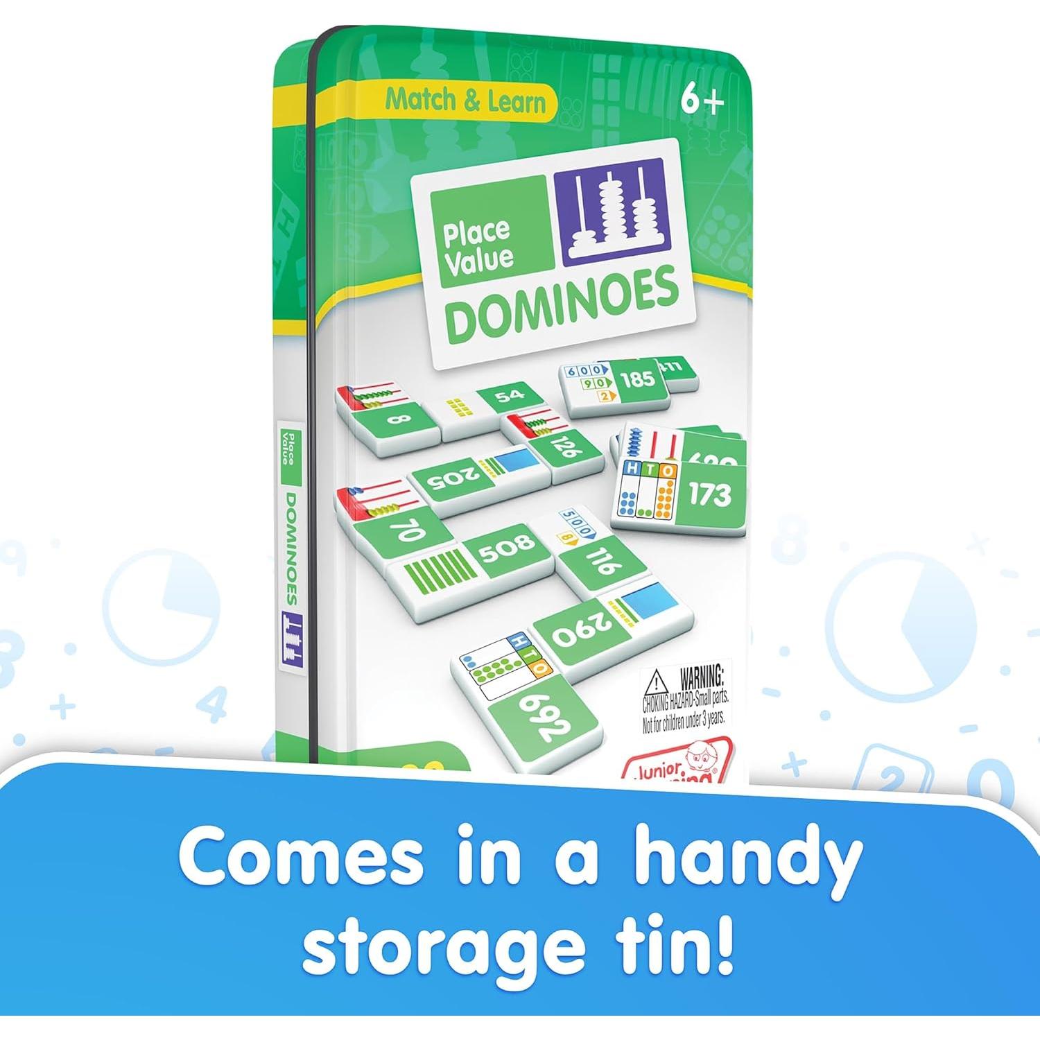 Dominó de Valor de Lugar Aprendizaje Junior - 28 Piezas