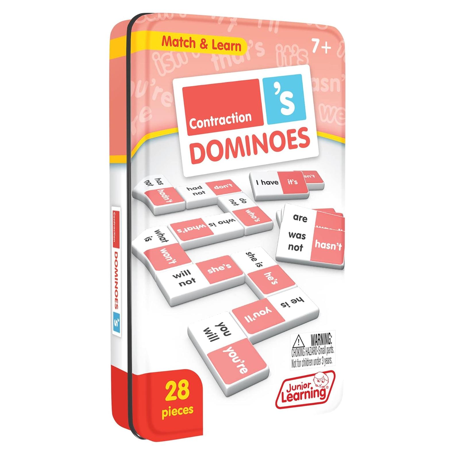 Dominó de Contracciones Junior Learning 28 Piezas