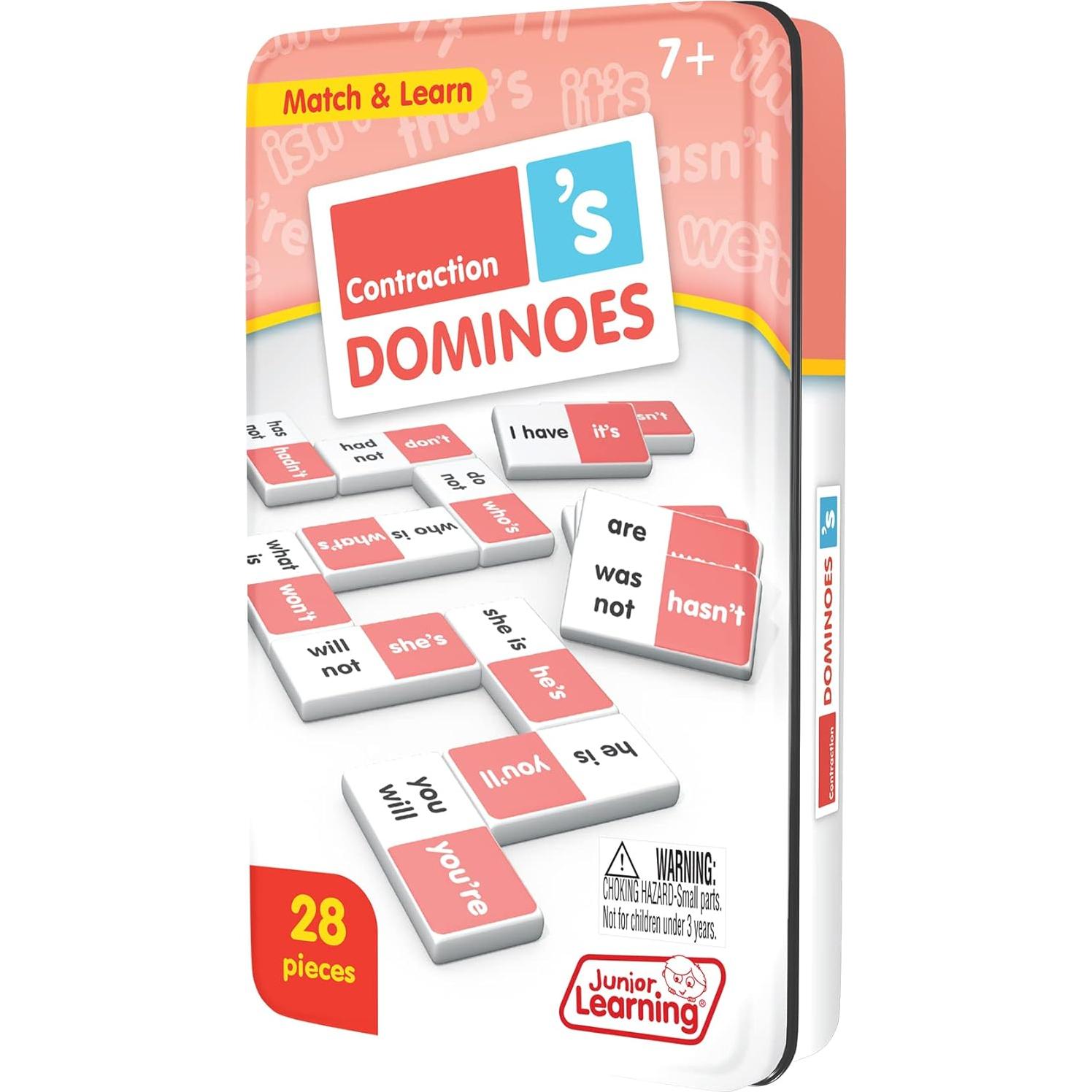 Dominó de Contracciones Junior Learning 28 Piezas