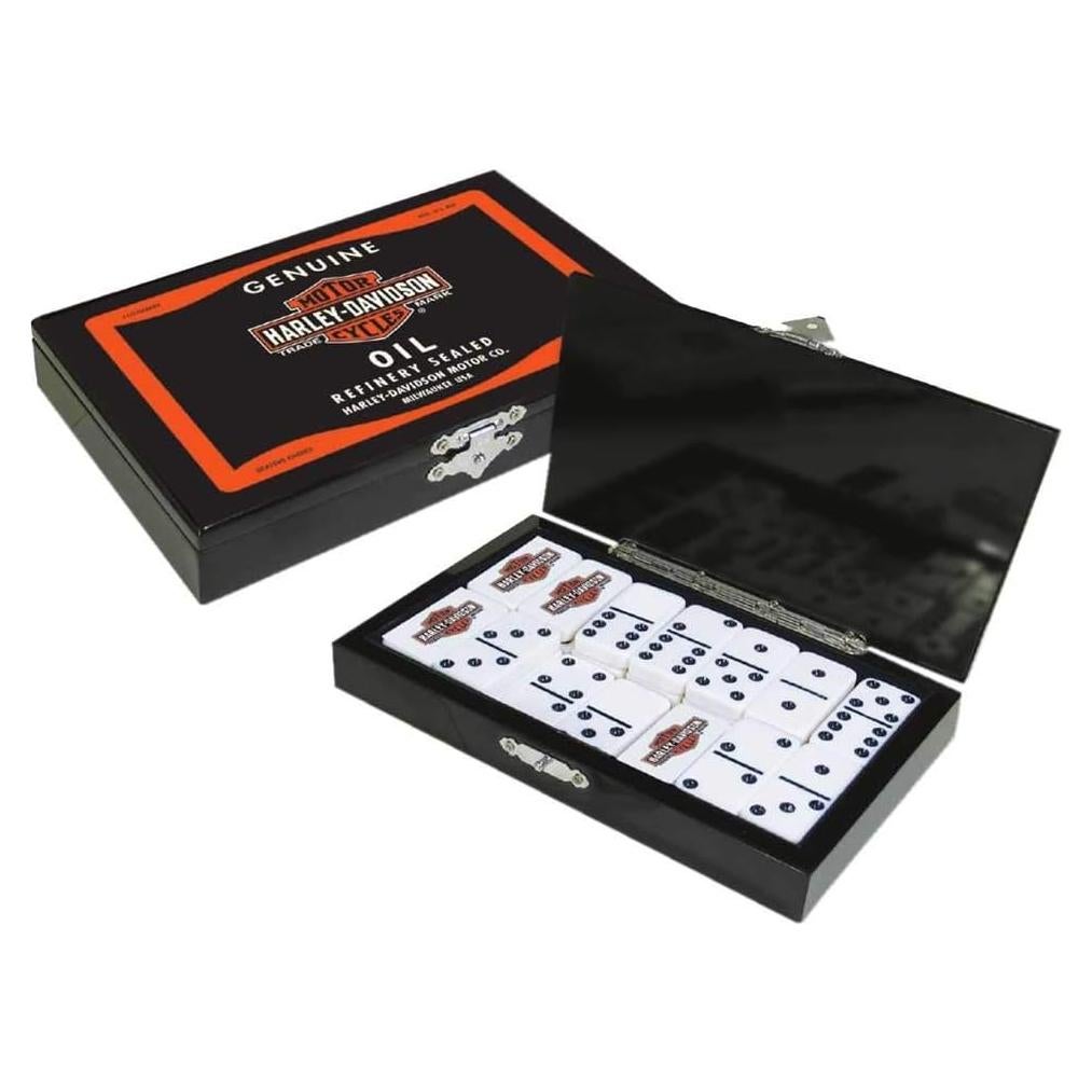 Juego de Dominó Harley-Davidson Lata de Aceite Doble 6