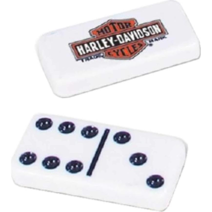 Juego de Dominó Harley-Davidson Lata de Aceite Doble 6