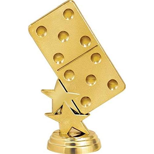 Trofeo de Dominó Personalizado Crown Awards 27.94 cm Azul