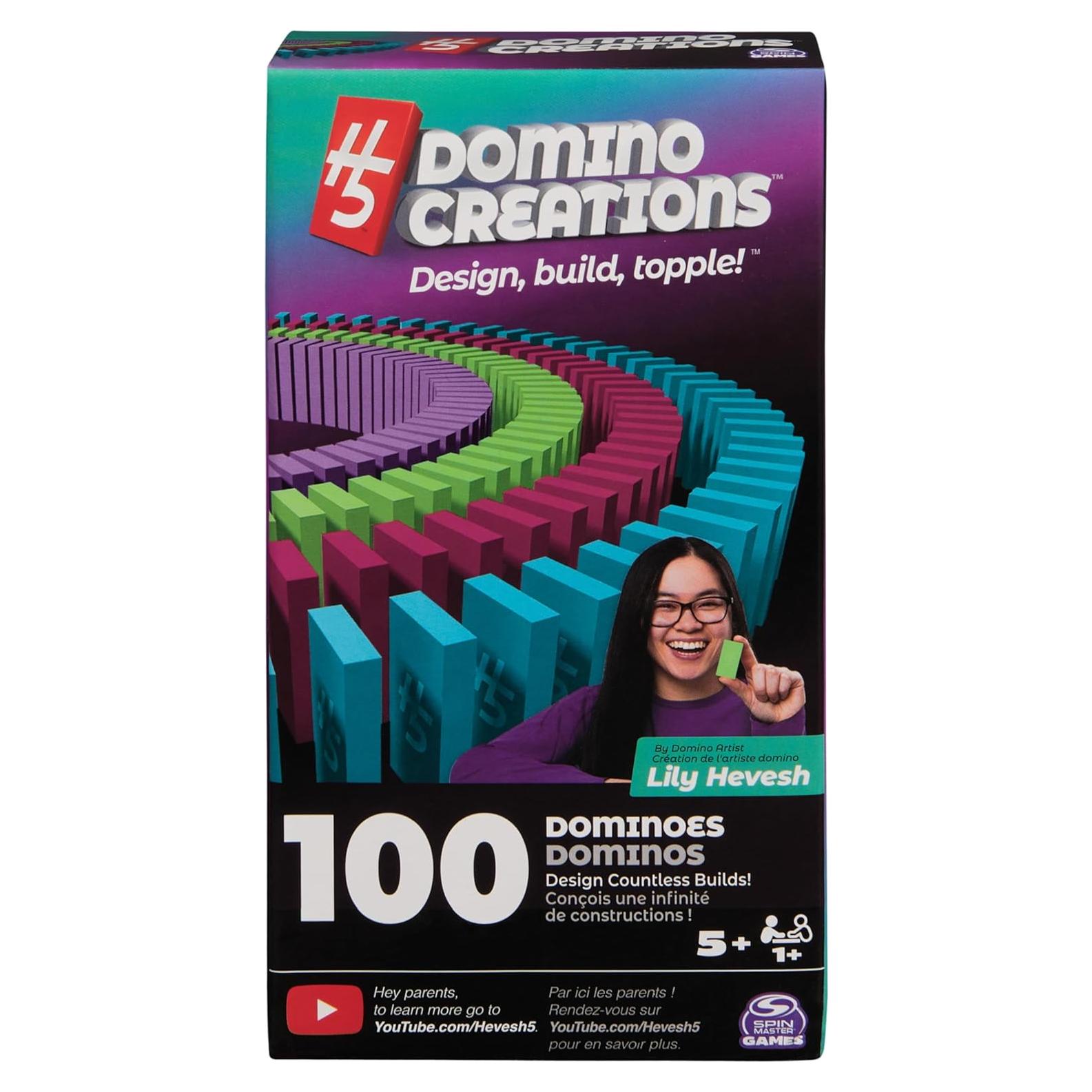 Set de 100 Dominós Coloridos Spin Master H5 Creaciones