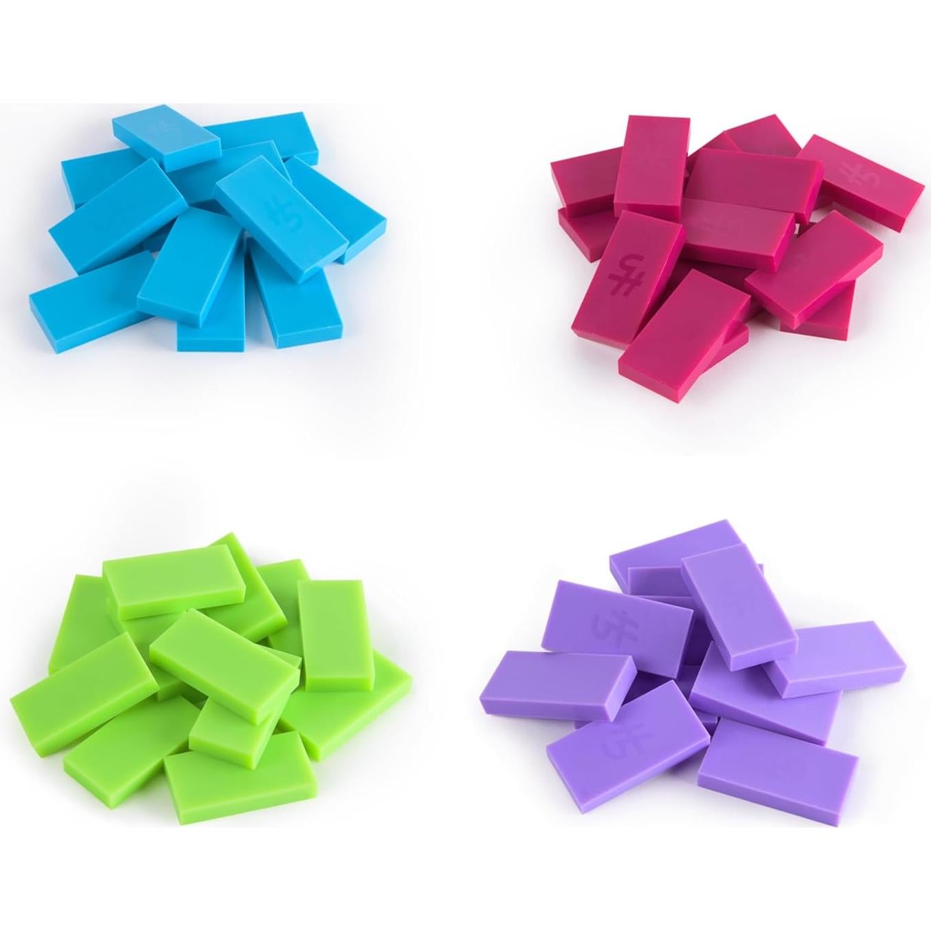 Set de 100 Dominós Coloridos Spin Master H5 Creaciones