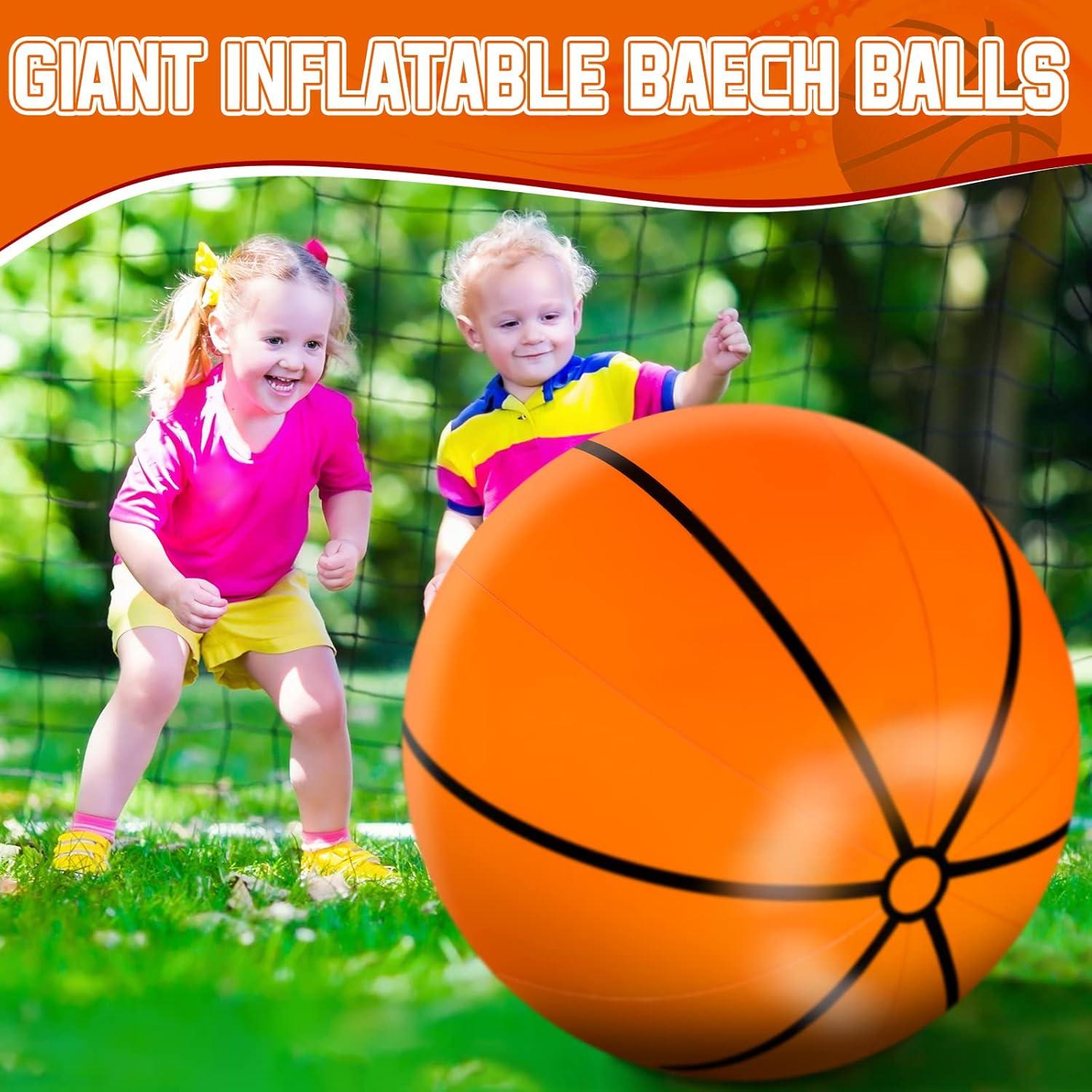 Pelotas Inflables Gigantes Meooeck 68.58 cm 2 Pcs Baloncesto
