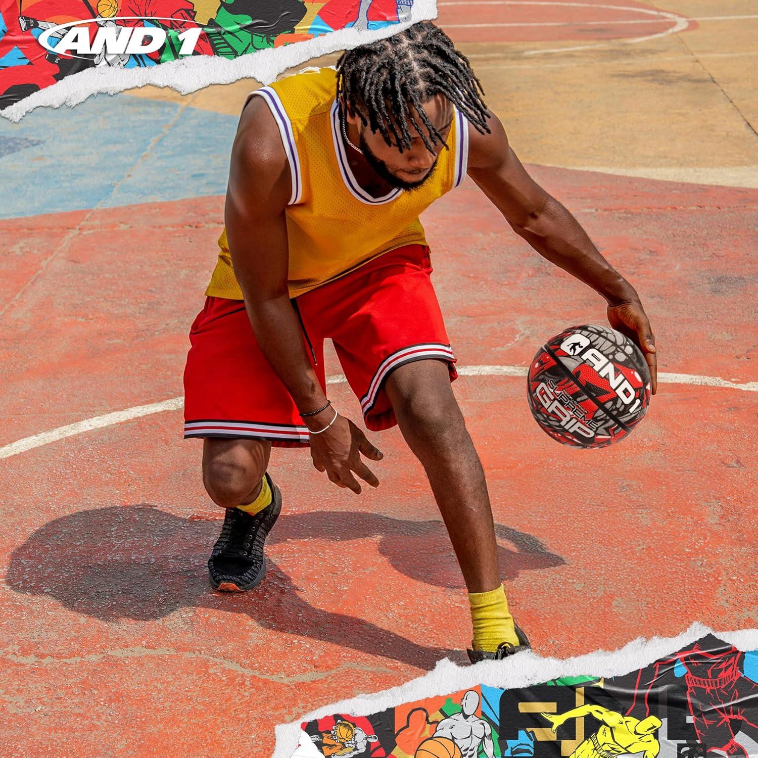 Balón de Baloncesto AND1 Supreme Grip Tamaño 7 Caucho