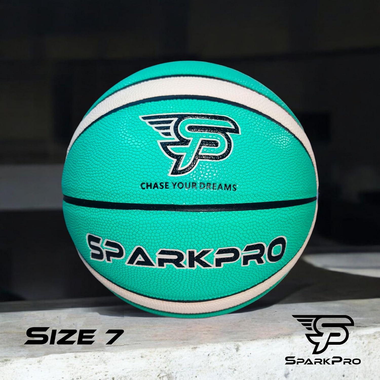 Balón de Baloncesto Tamaño 7 SparkPro - Cuero PU Duradero
