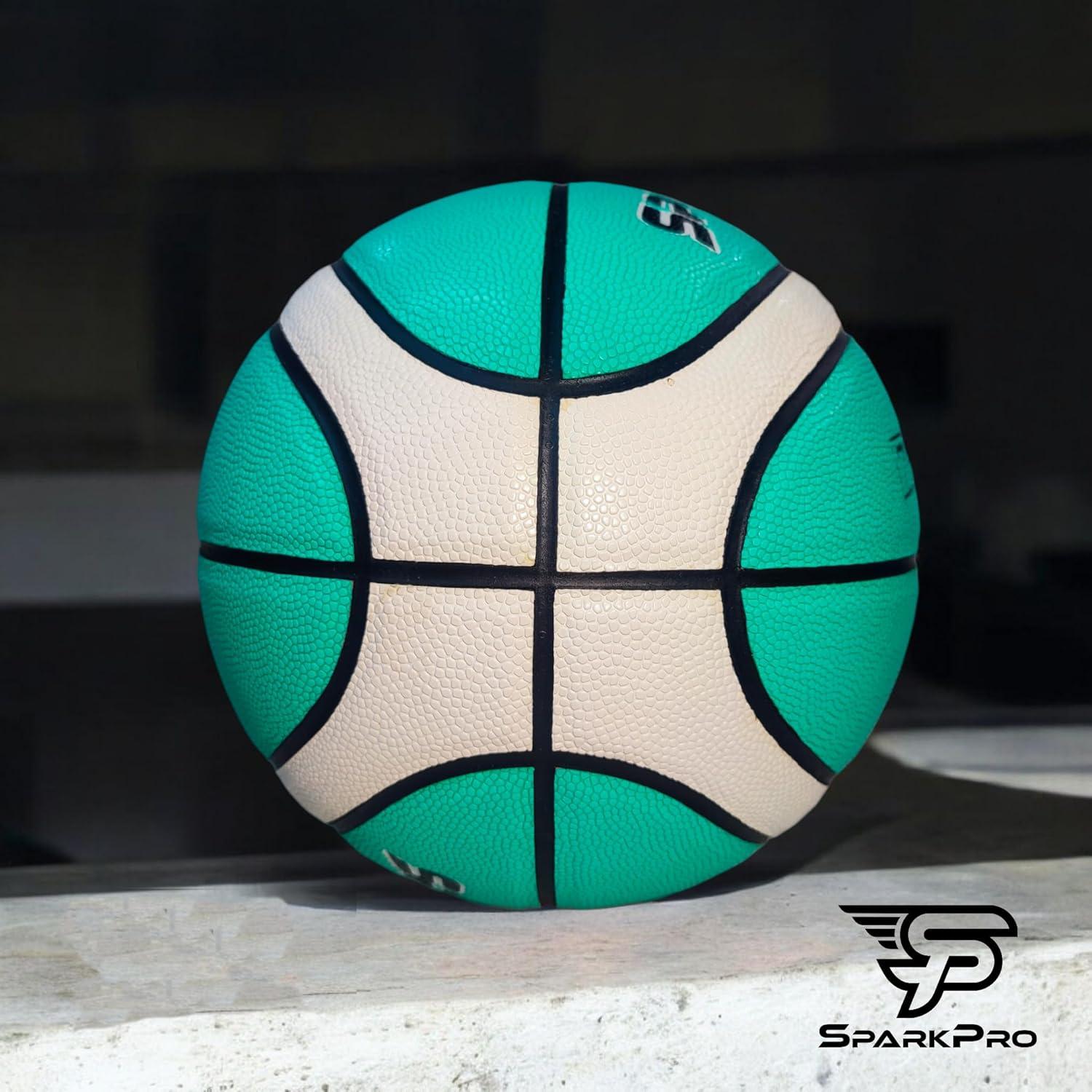 Balón de Baloncesto Tamaño 7 SparkPro - Cuero PU Duradero