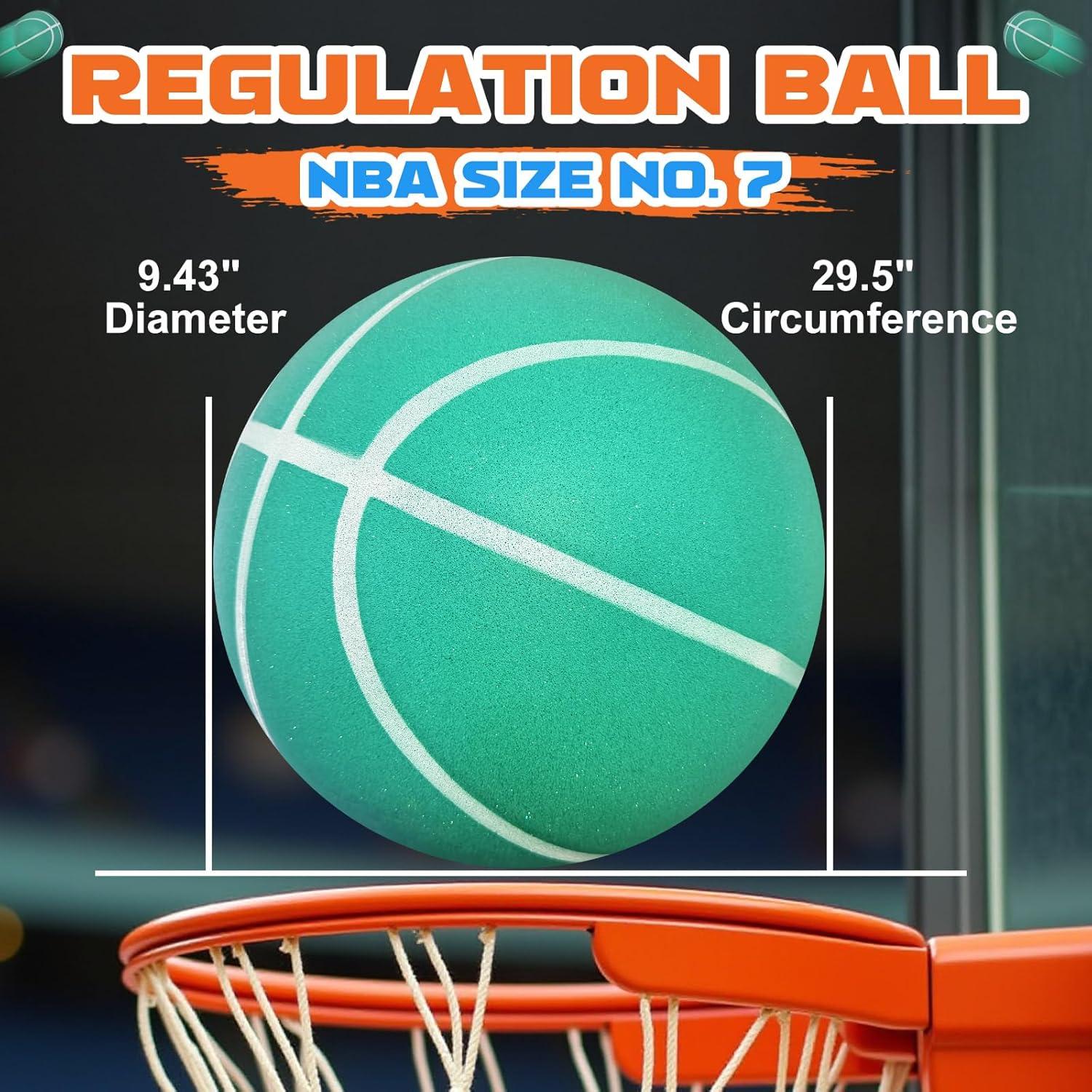 Balón de Baloncesto Silencioso LKTNLKT Tamaño 7 Espuma PU