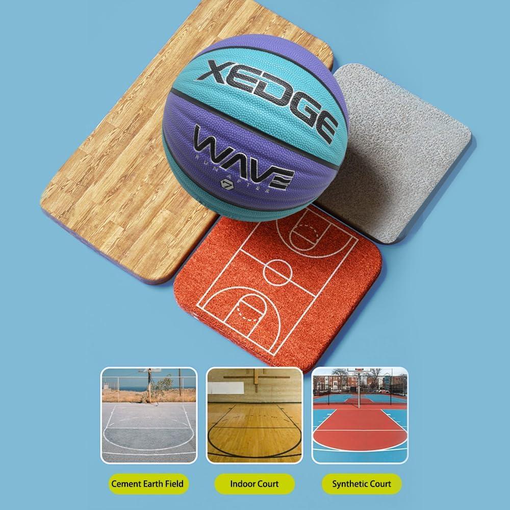 Balón de Baloncesto XEDGE Tamaño 7 29.5" Interior Exterior