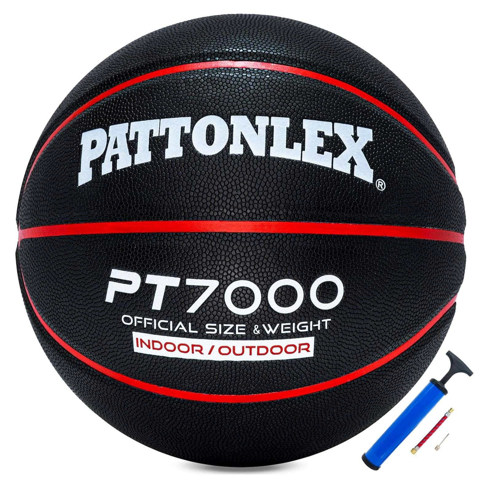 Balón de Baloncesto PATTONLEX 29.5" Cuero Compuesto Tamaño 7