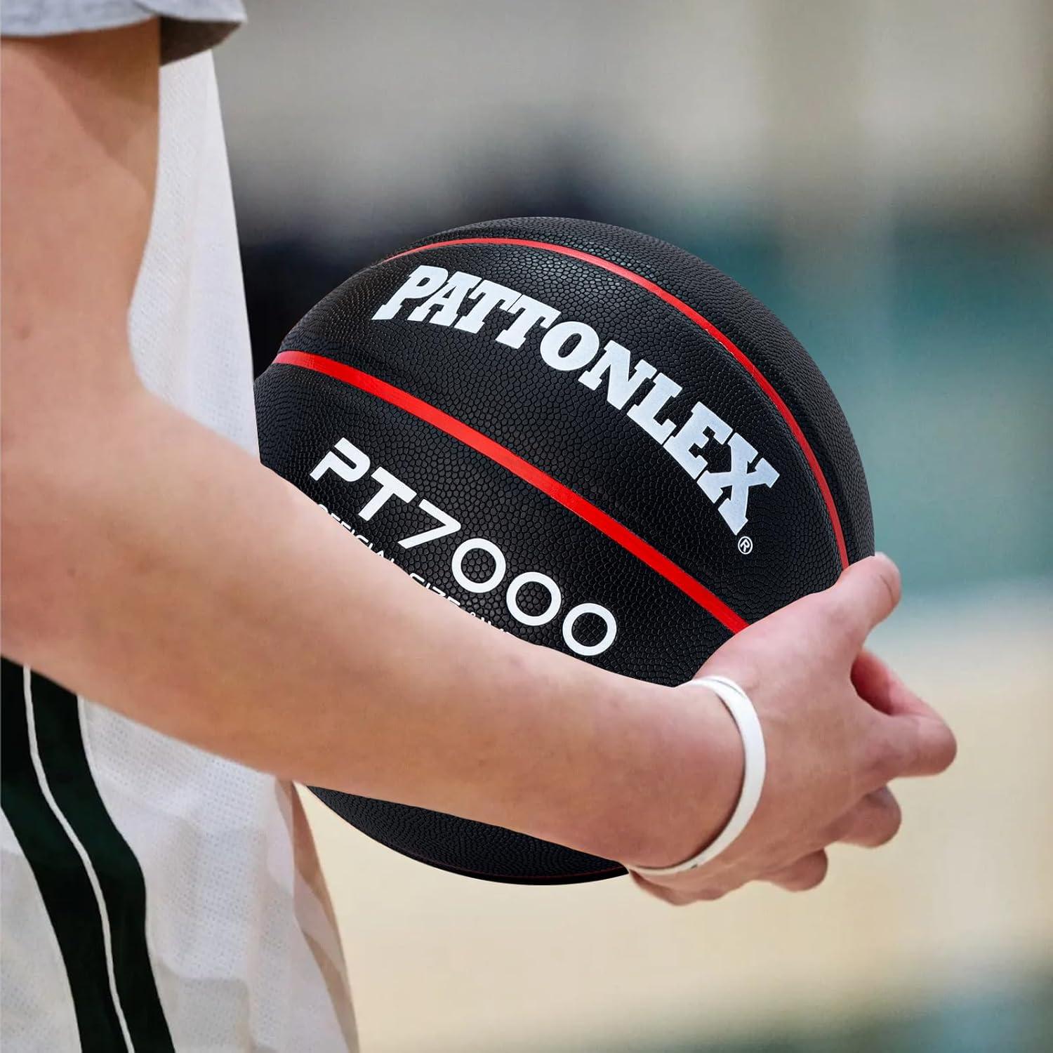 Balón de Baloncesto PATTONLEX 29.5" Cuero Compuesto Tamaño 7