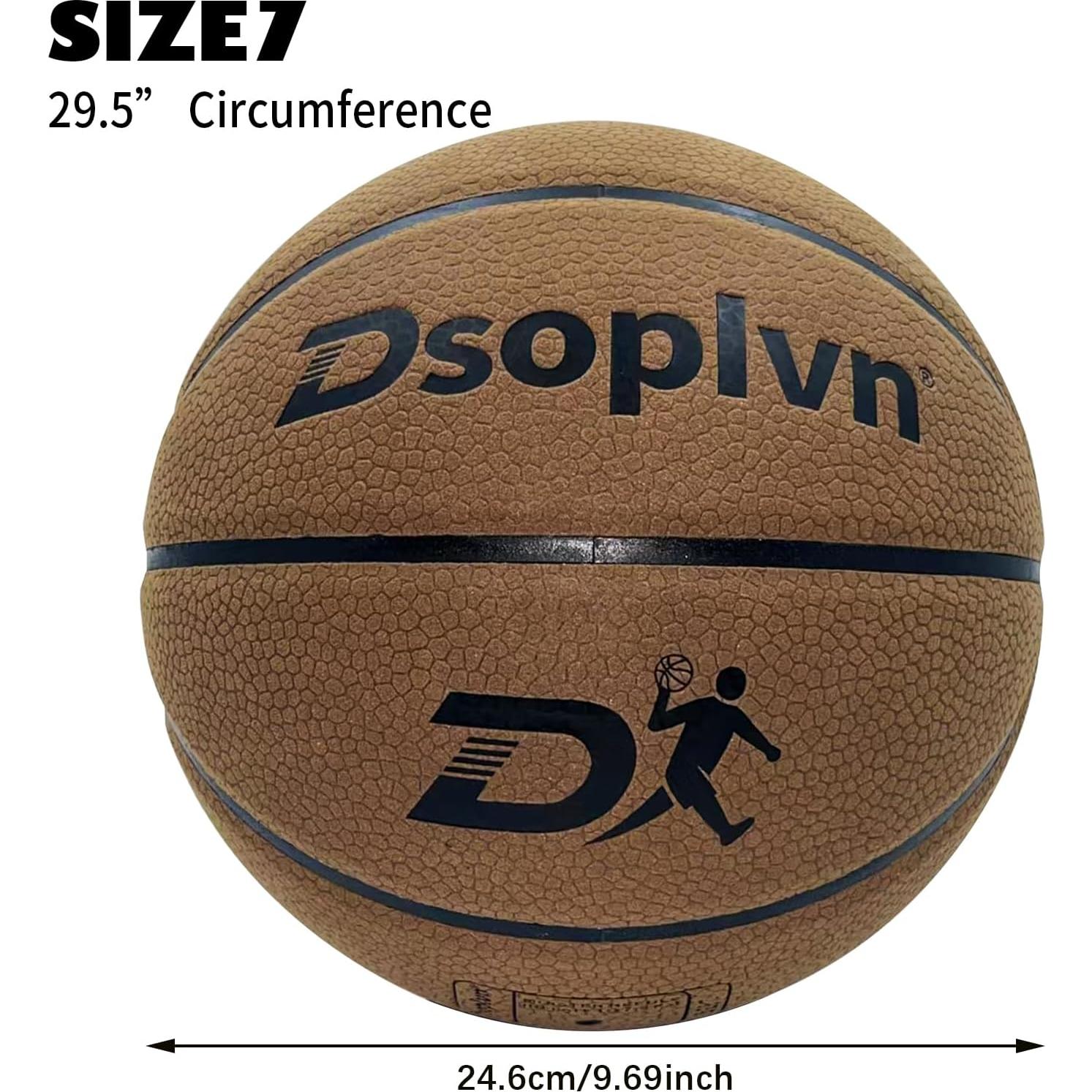 Balón de Baloncesto Tamaño 7 Dsoplvn - Antideslizante, 74.93 cm