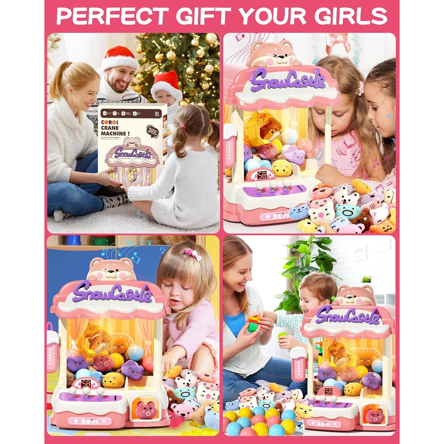 Máquina de Garras Mediana Jovow con 45 Juguetes y Música