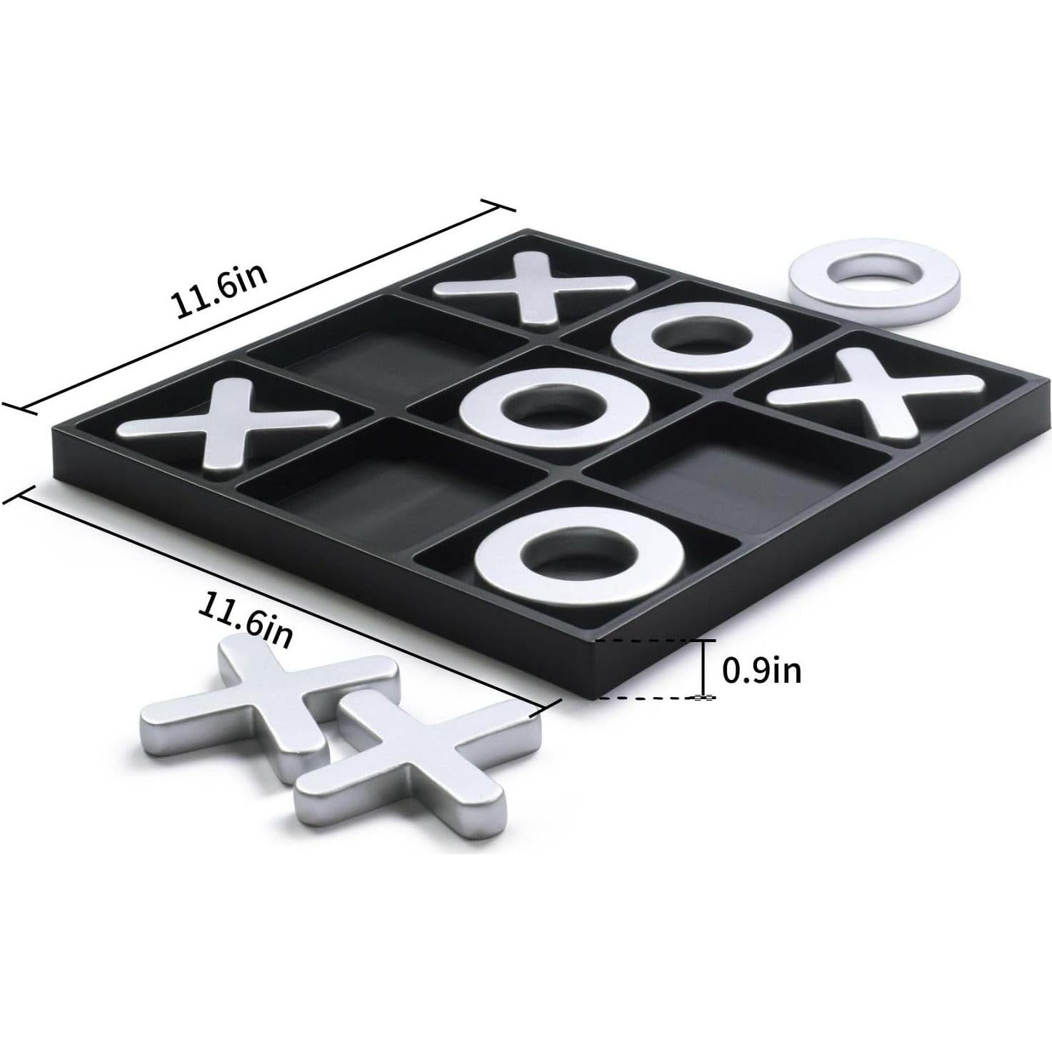 Juego de Tres en Raya Tolevoit Plata Texturizada 29.6 cm