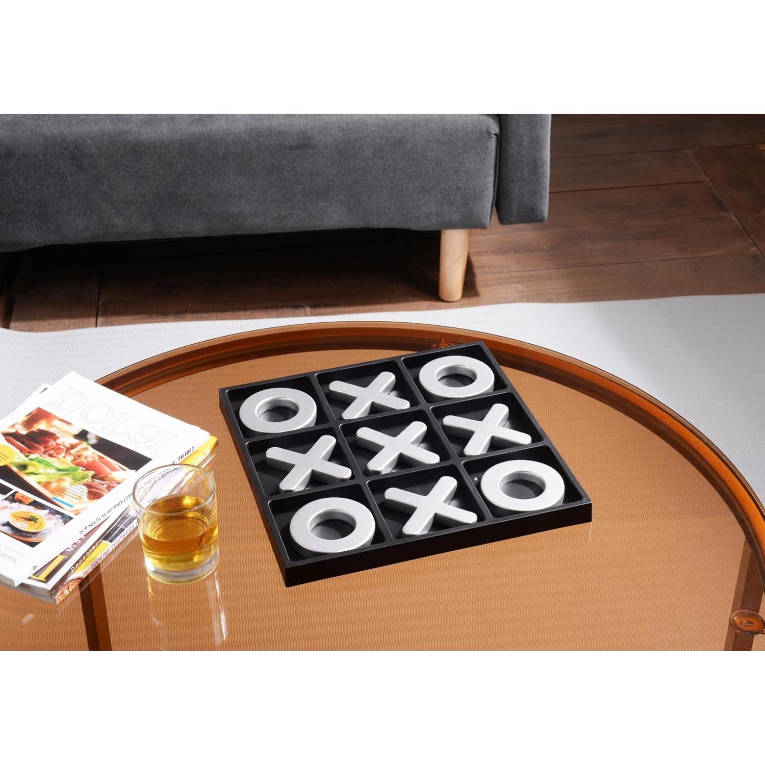 Juego de Tres en Raya Tolevoit Plata Texturizada 29.6 cm