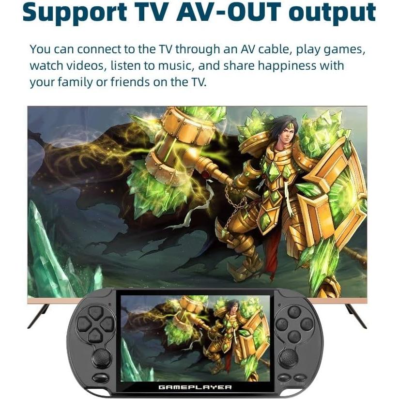 Consola de Videojuegos JXD 5.1" 7500 Juegos Retro Portátil