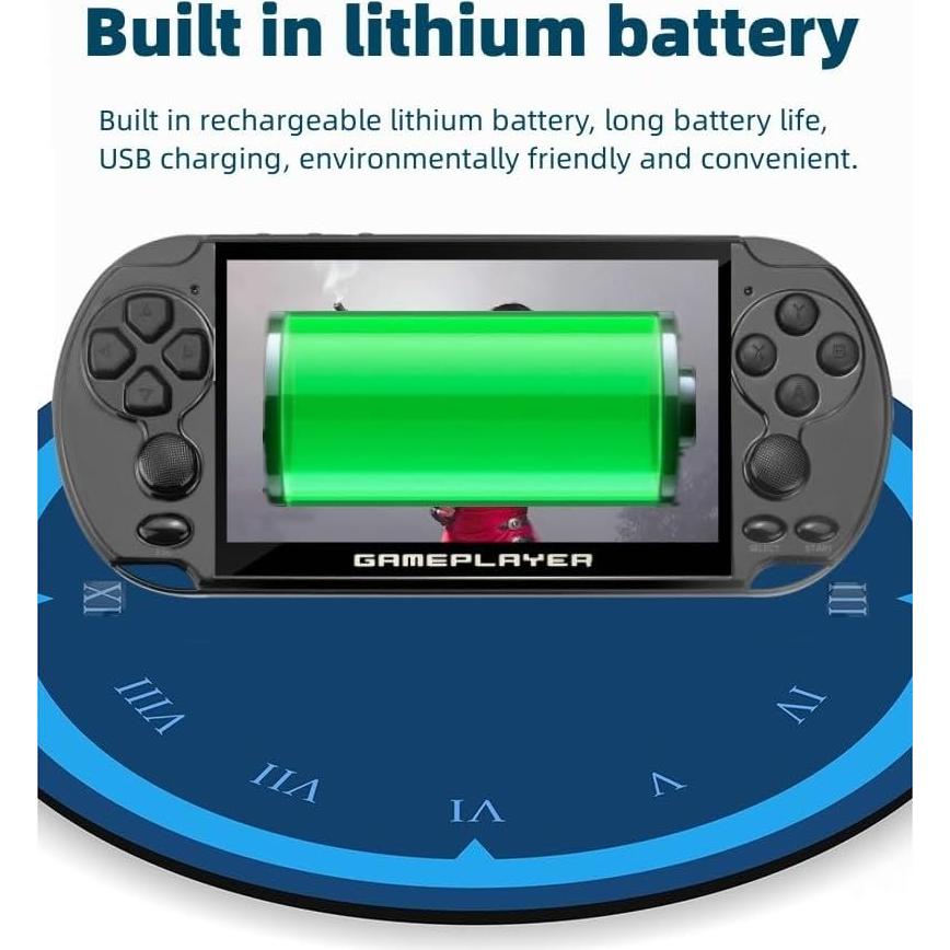 Consola de Videojuegos JXD 5.1" 7500 Juegos Retro Portátil