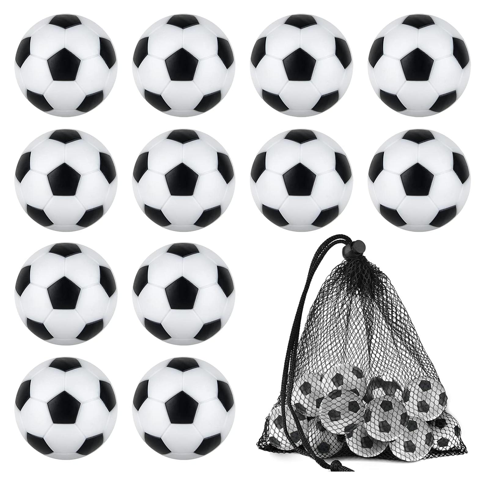 Coopay 12 Pelotas de Fútbolín 32mm Multicolor con Bolsa