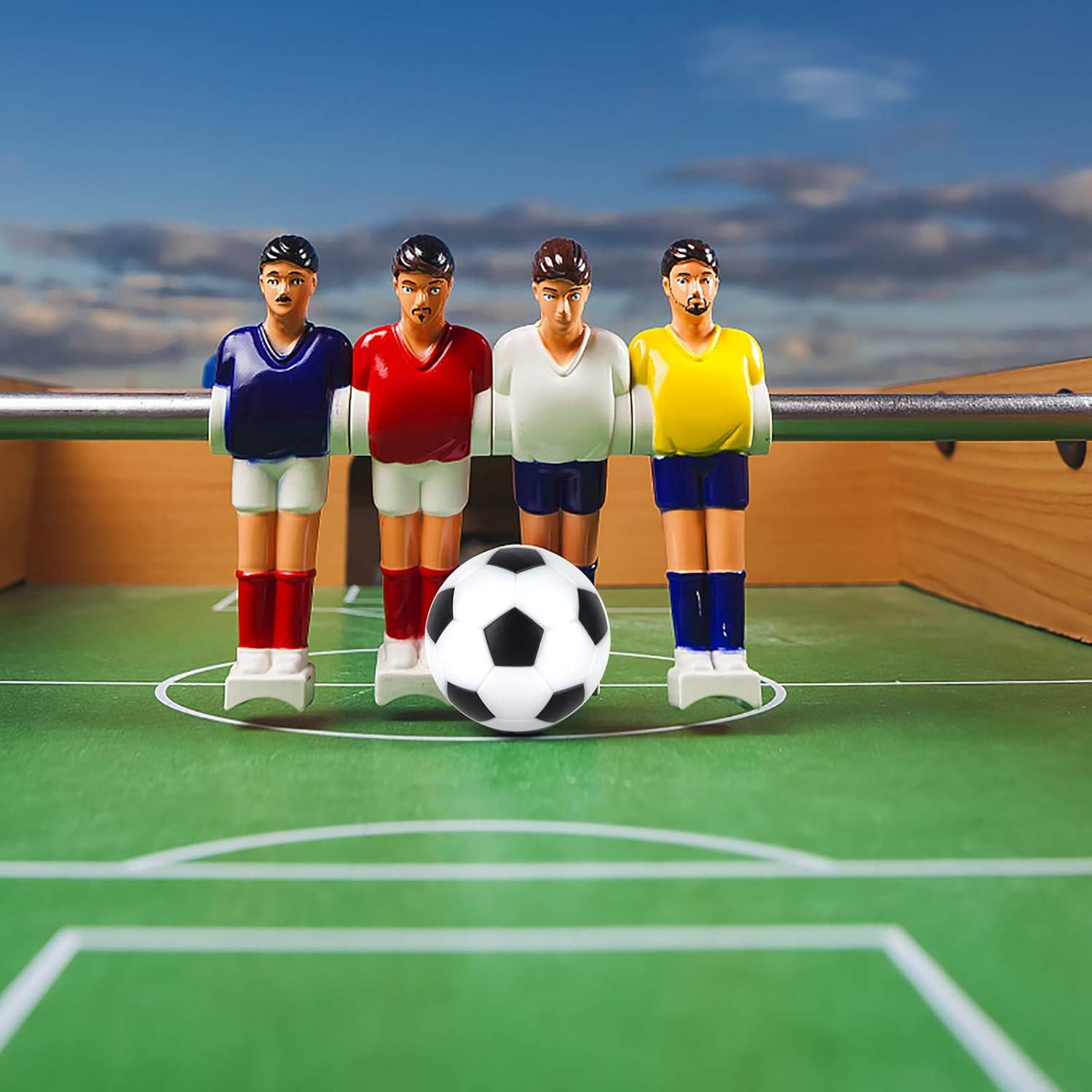 Coopay 12 Pelotas de Fútbolín 32mm Multicolor con Bolsa