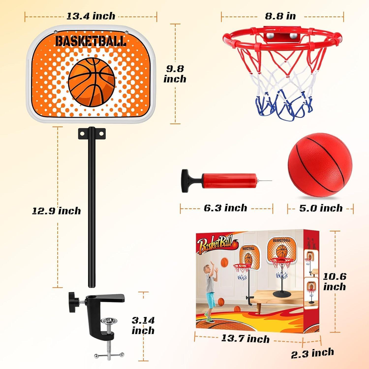 Aro de Baloncesto Mini NZQXJXZ con 2 Pelotas - Interior