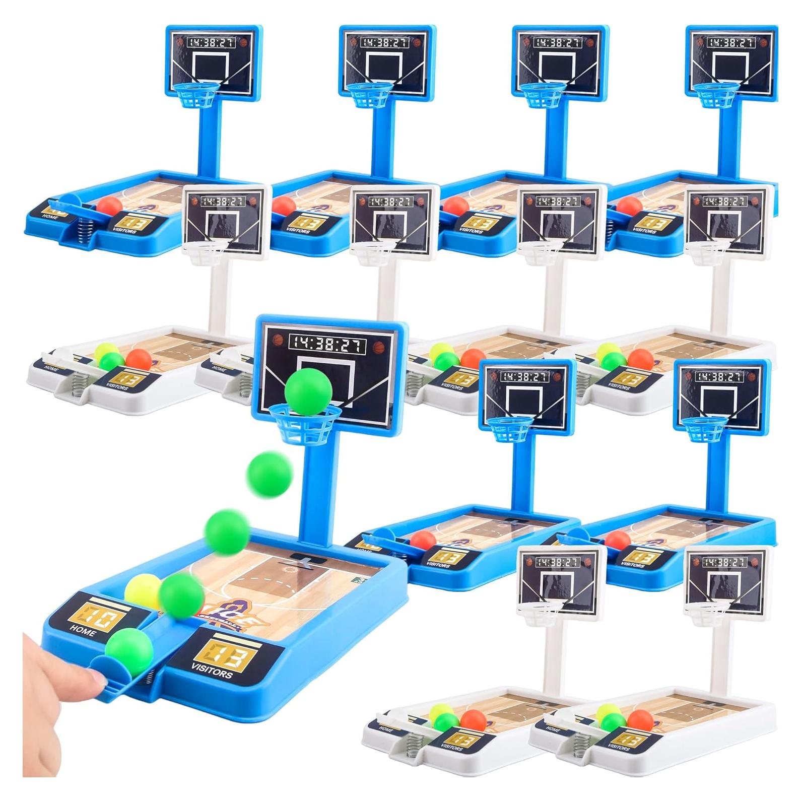 Juego de Baloncesto de Mesa Restroma - Pack 8 Mini Juguetes