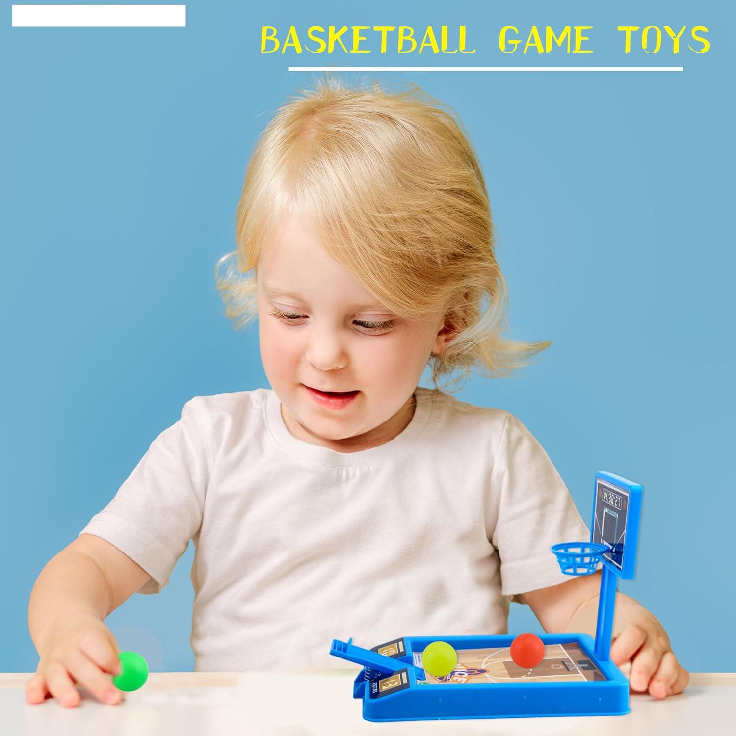 Juego de Baloncesto de Mesa Restroma - Pack 8 Mini Juguetes