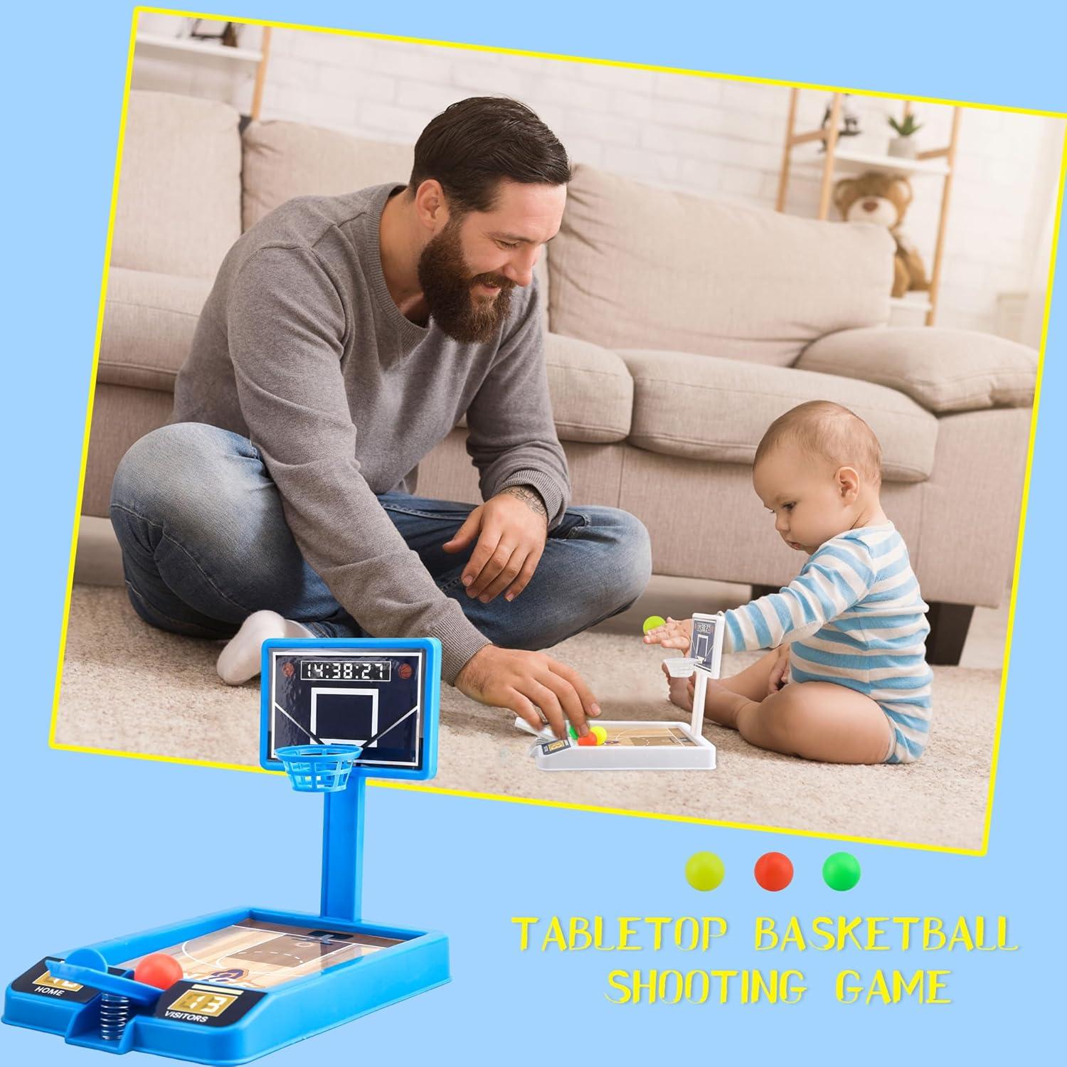 Juego de Baloncesto de Mesa Restroma - Pack 8 Mini Juguetes