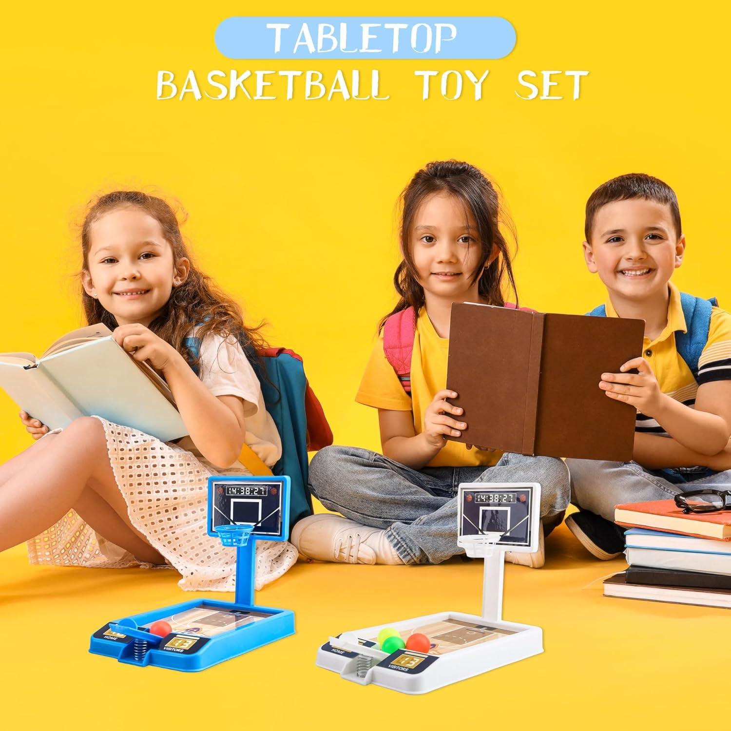 Juego de Baloncesto de Mesa Restroma - Pack 8 Mini Juguetes