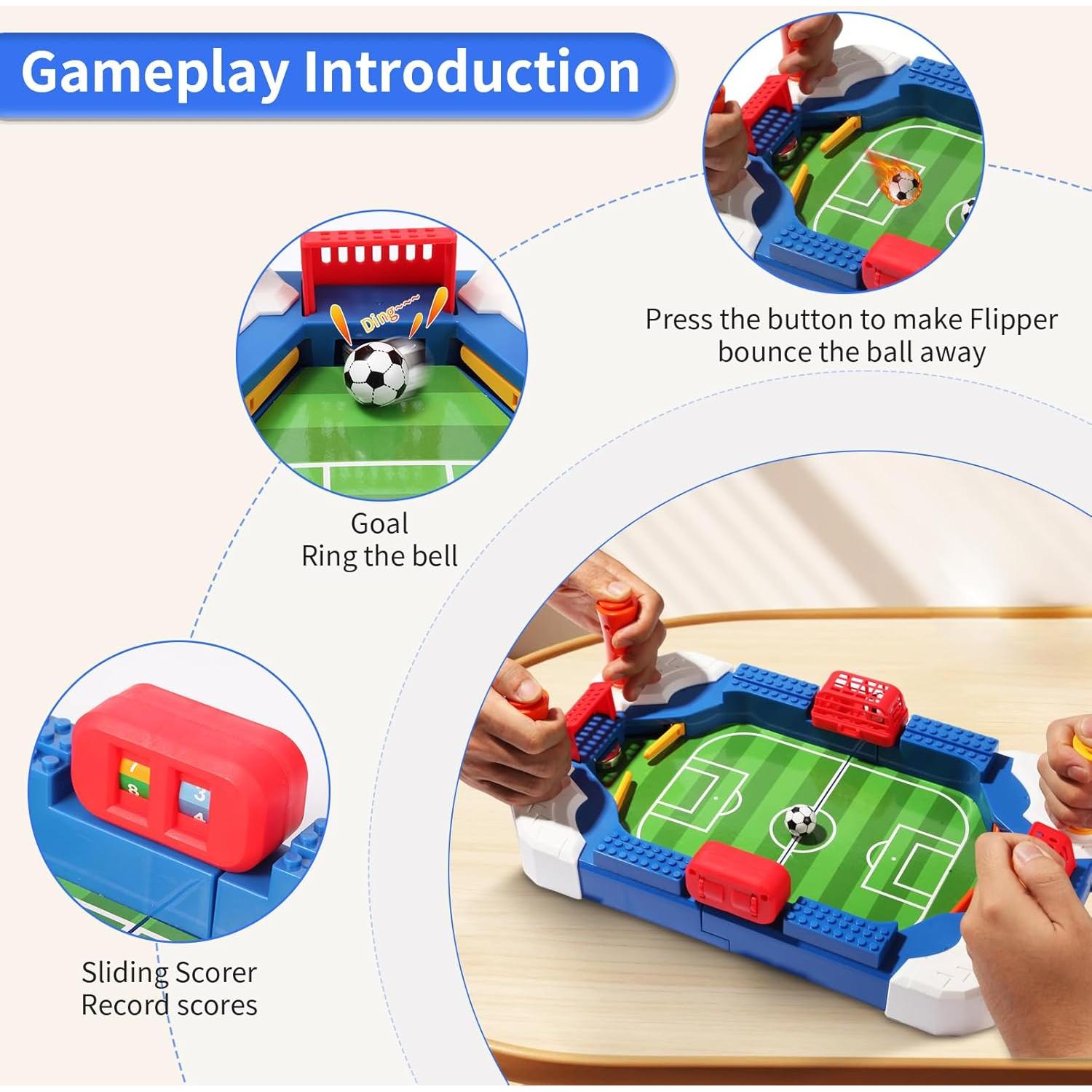 Juego de Mesa de Futbolín SOGLIM para Niños 40x23cm