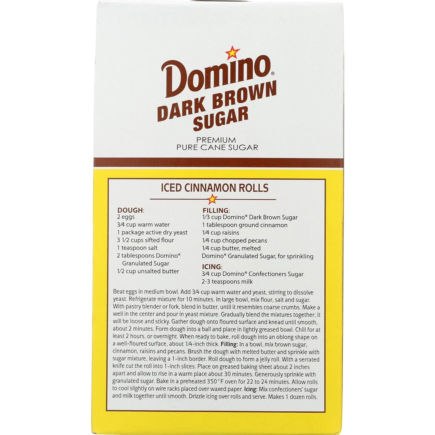 Azúcar Moreno Oscuro Domino 0.45 kg - 100% Natural