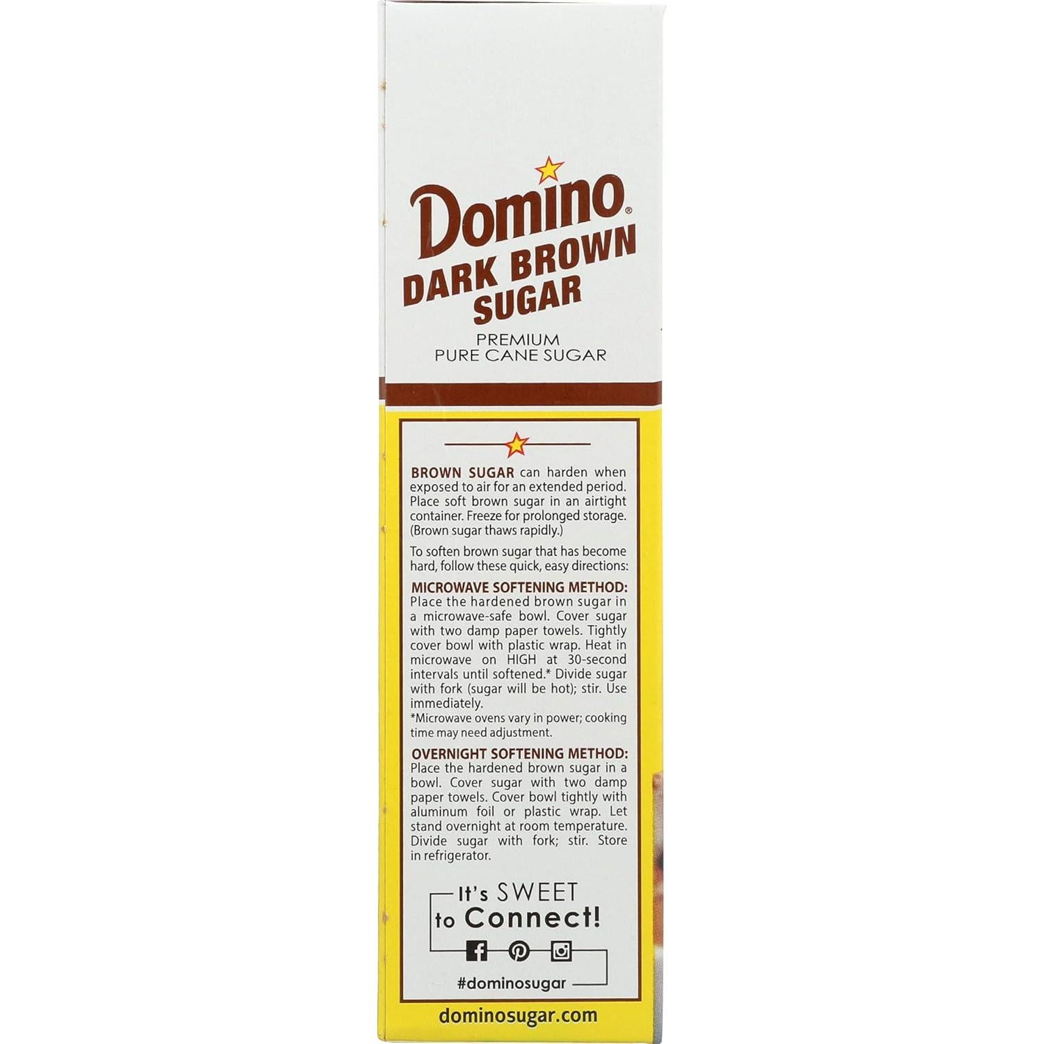 Azúcar Moreno Oscuro Domino 0.45 kg - 100% Natural