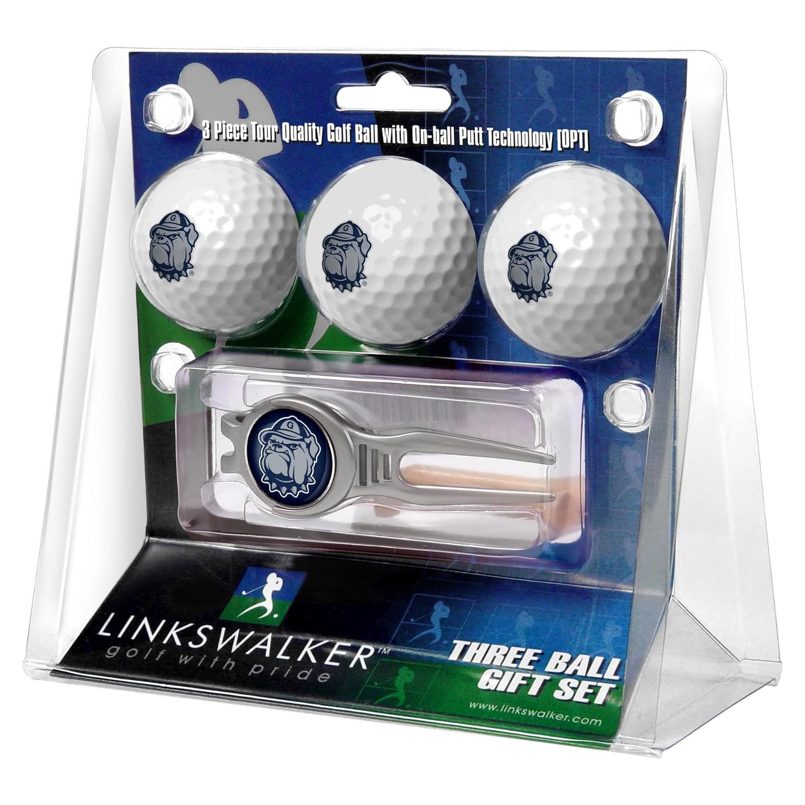 LinksWalker Herramienta de Divot y 3 Pelotas de Golf Georgetown