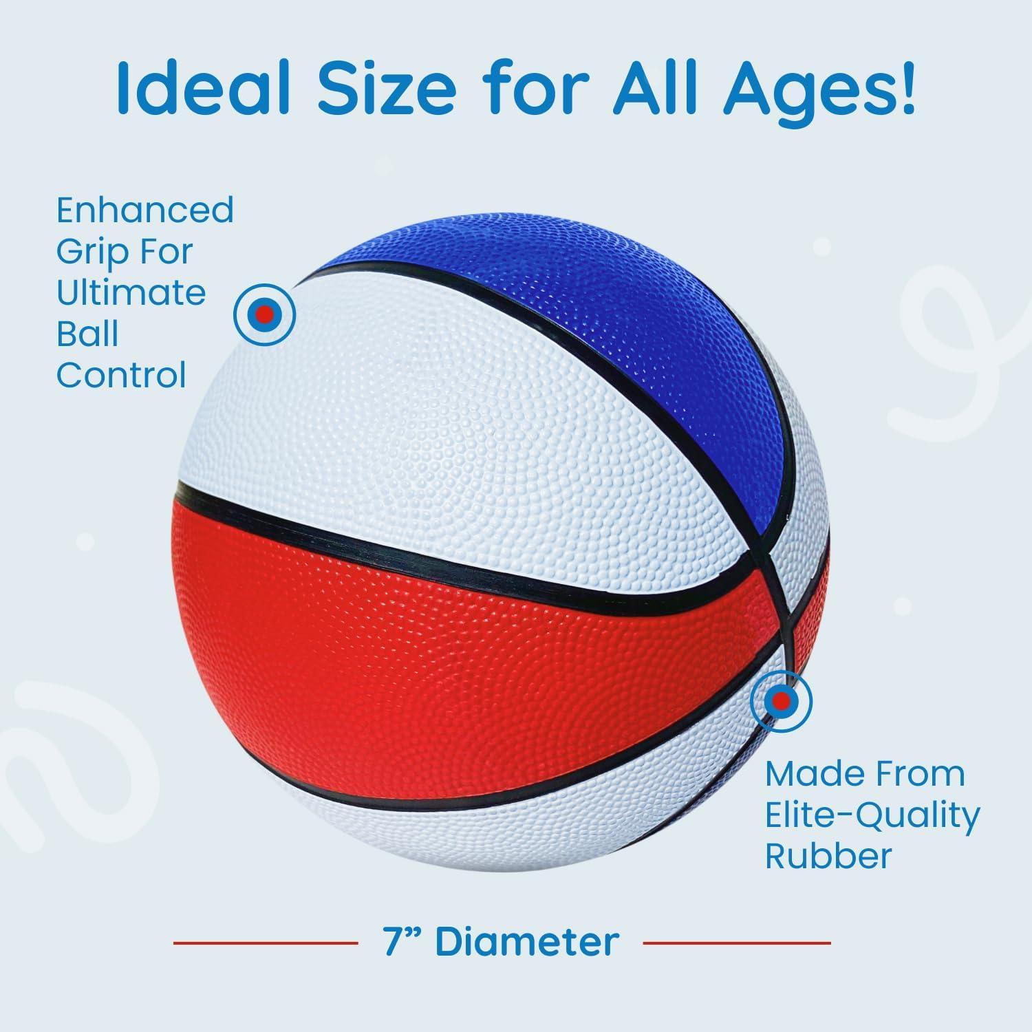 Conjunto de Mini Balones de Baloncesto Botabee - Tamaño 3, Paquete de 3